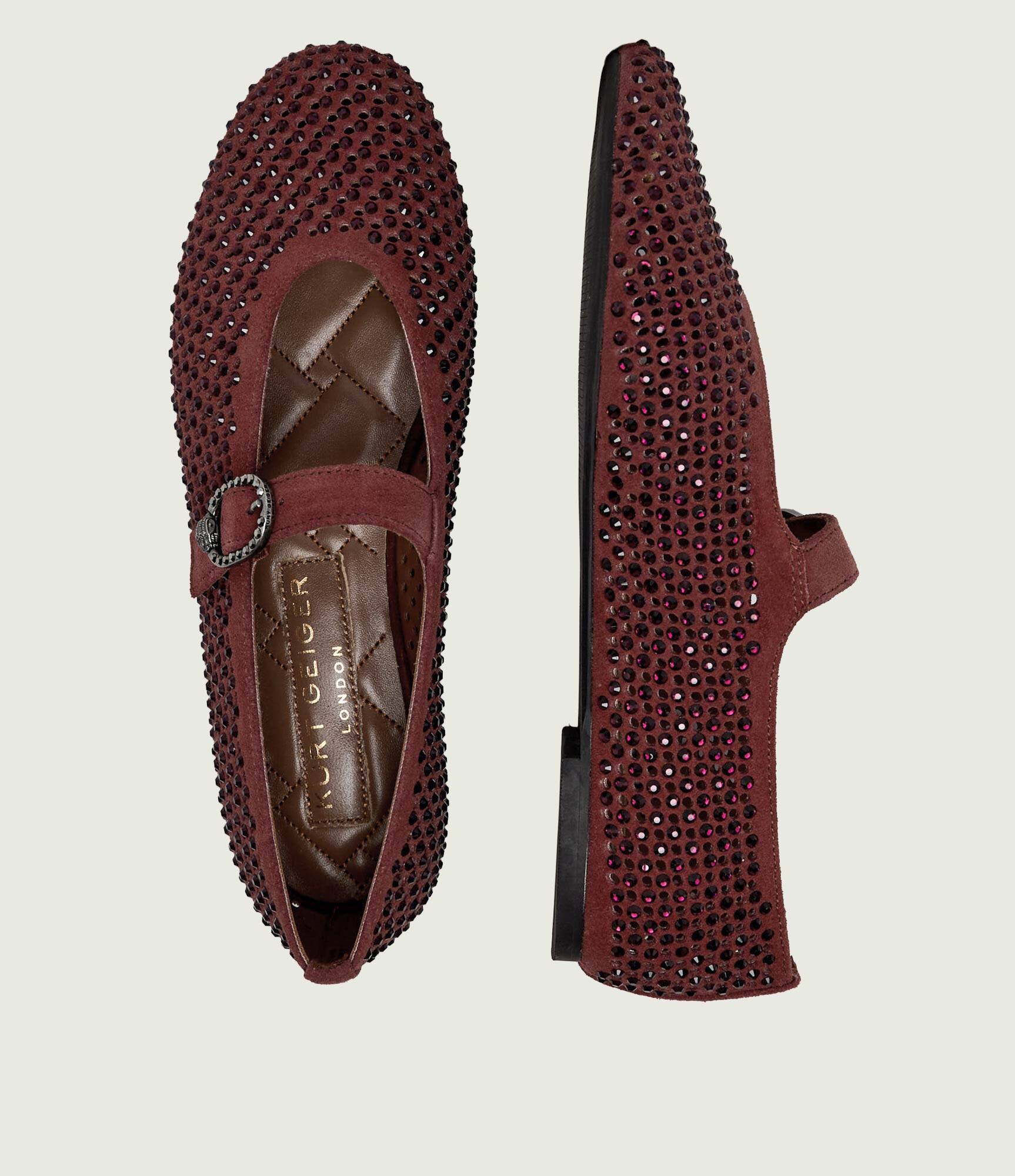 Kurt Geiger Balerini Mayfair Mary Jane | piele întoarsă