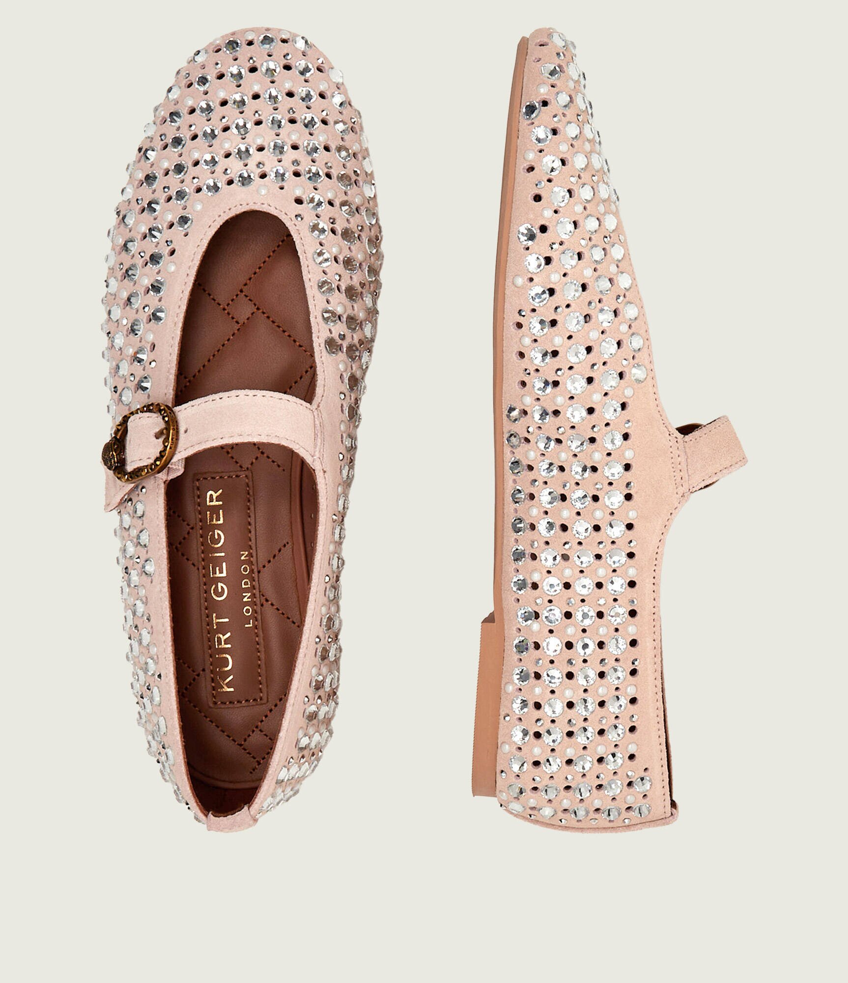Kurt Geiger Balerini Mayfair Mary Jane | piele întoarsă
