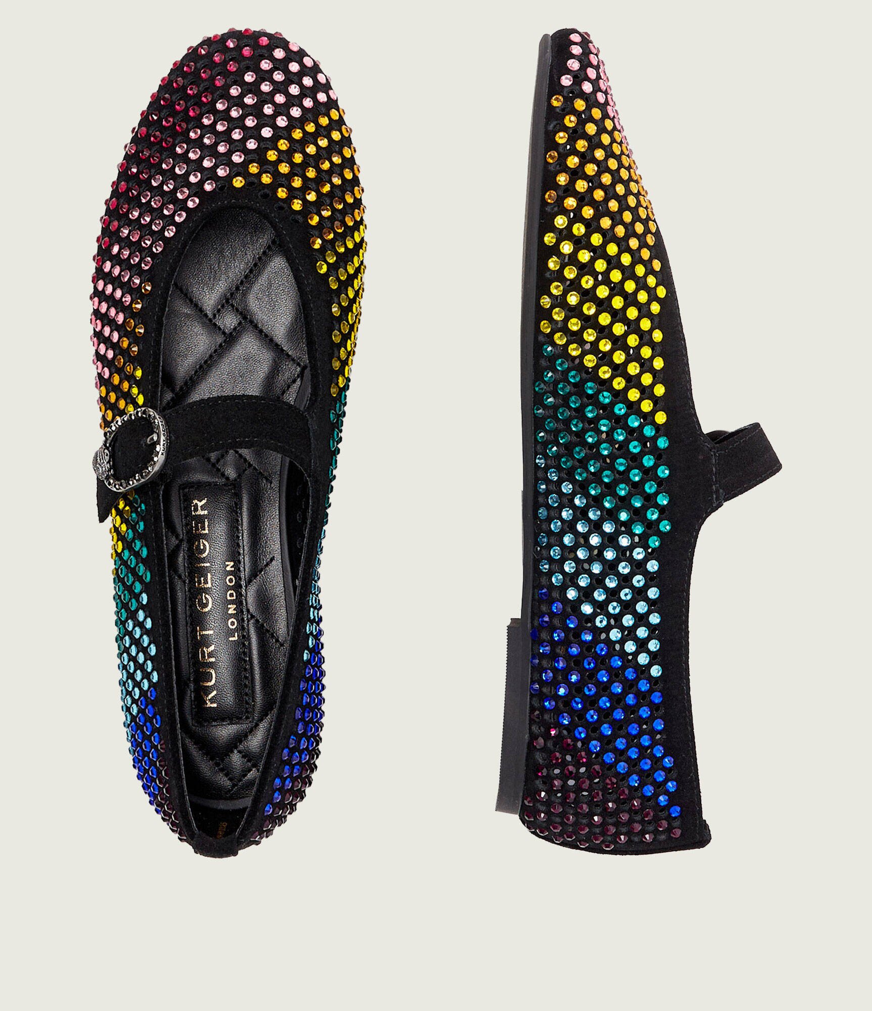 Kurt Geiger Balerini Mayfair Mary Jane | piele întoarsă