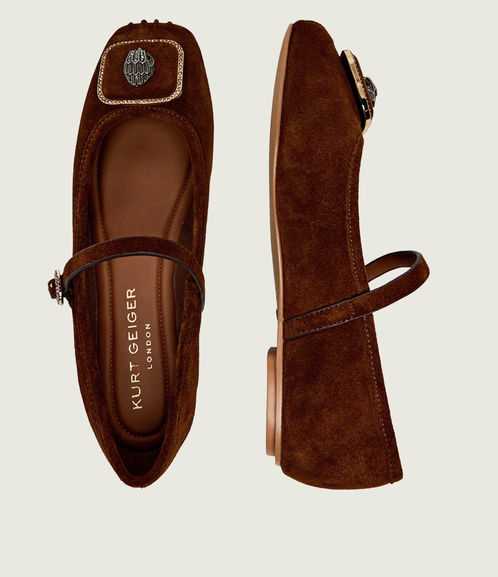 Kurt Geiger Balerini Pimlico Mary Jane | piele întoarsă
