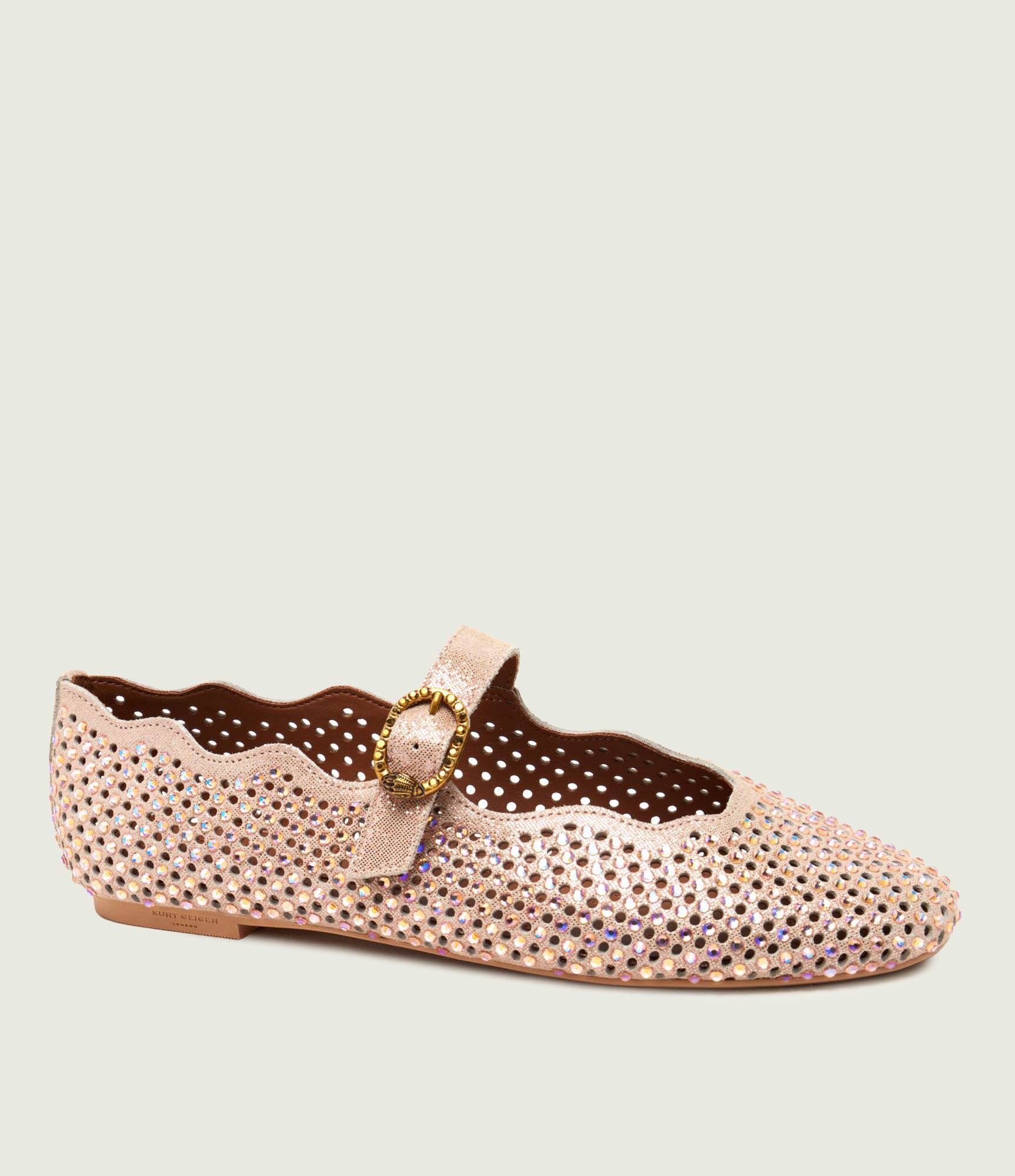 Kurt Geiger Balerini Wavy Mayfair Mary Jane | piele întoarsă