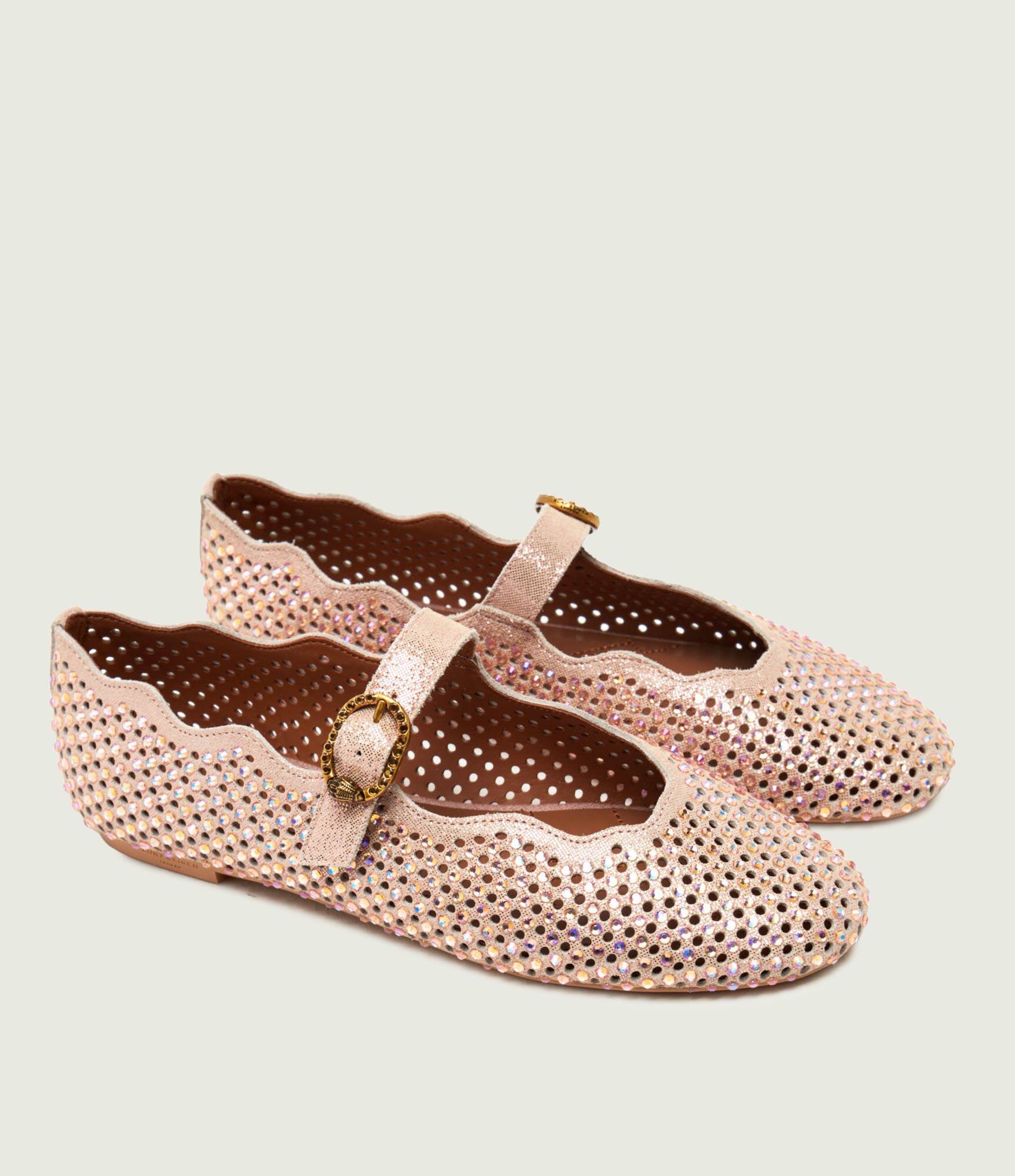 Kurt Geiger Balerini Wavy Mayfair Mary Jane | piele întoarsă