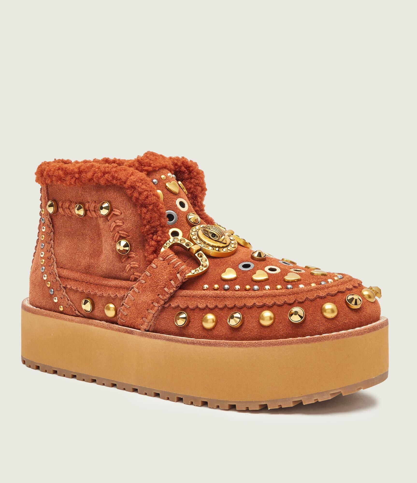 Kurt Geiger Bocanci MANSION | piele întoarsă | shearling