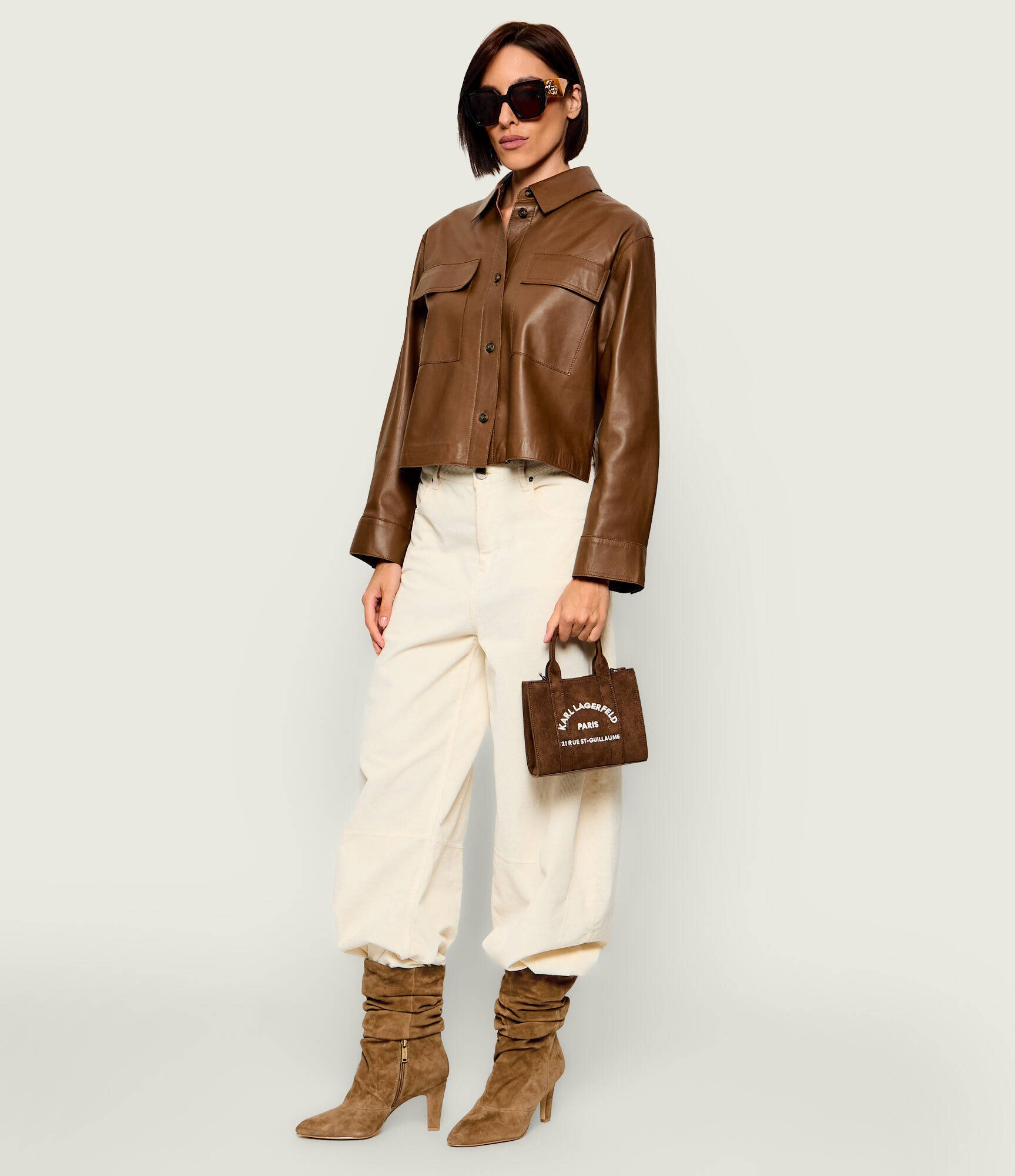 Kurt Geiger Botine cu toc Elizabeth | piele întoarsă