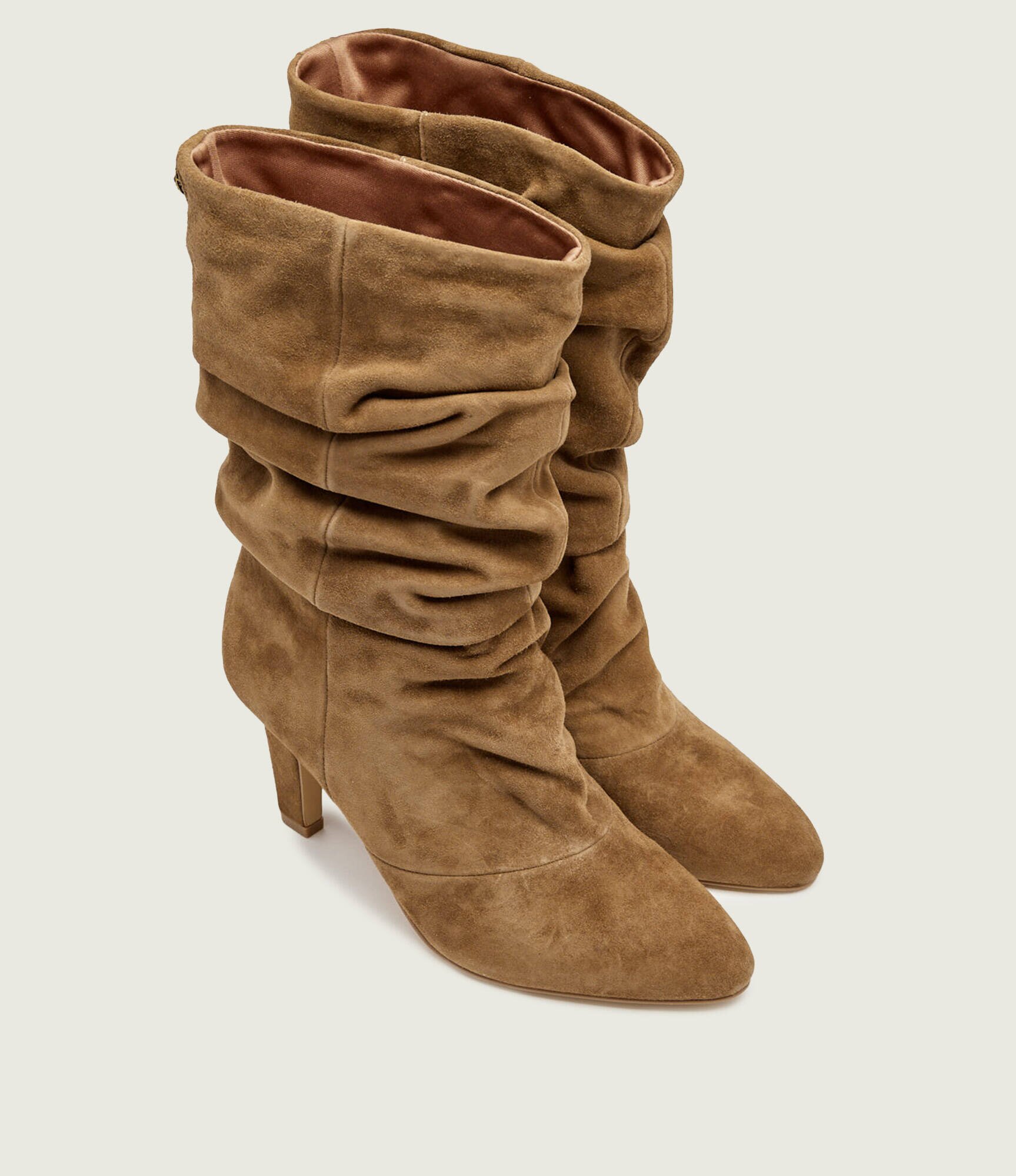 Kurt Geiger Botine cu toc Elizabeth | piele întoarsă
