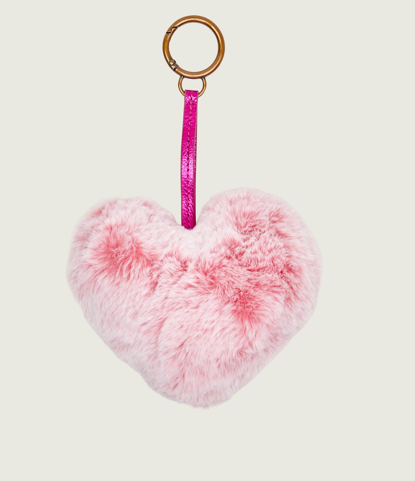 Kurt Geiger Breloc Heart F Fur Charm | shearling