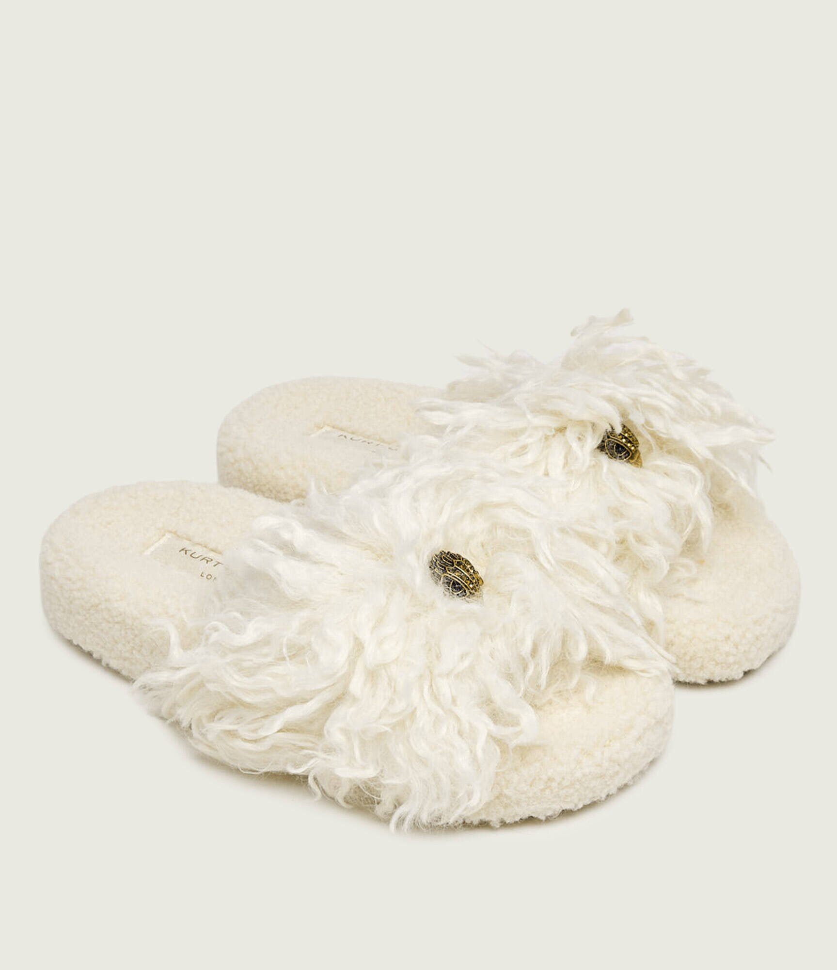 Kurt Geiger Căptușite papuci de casă Meena Eagle | shearling