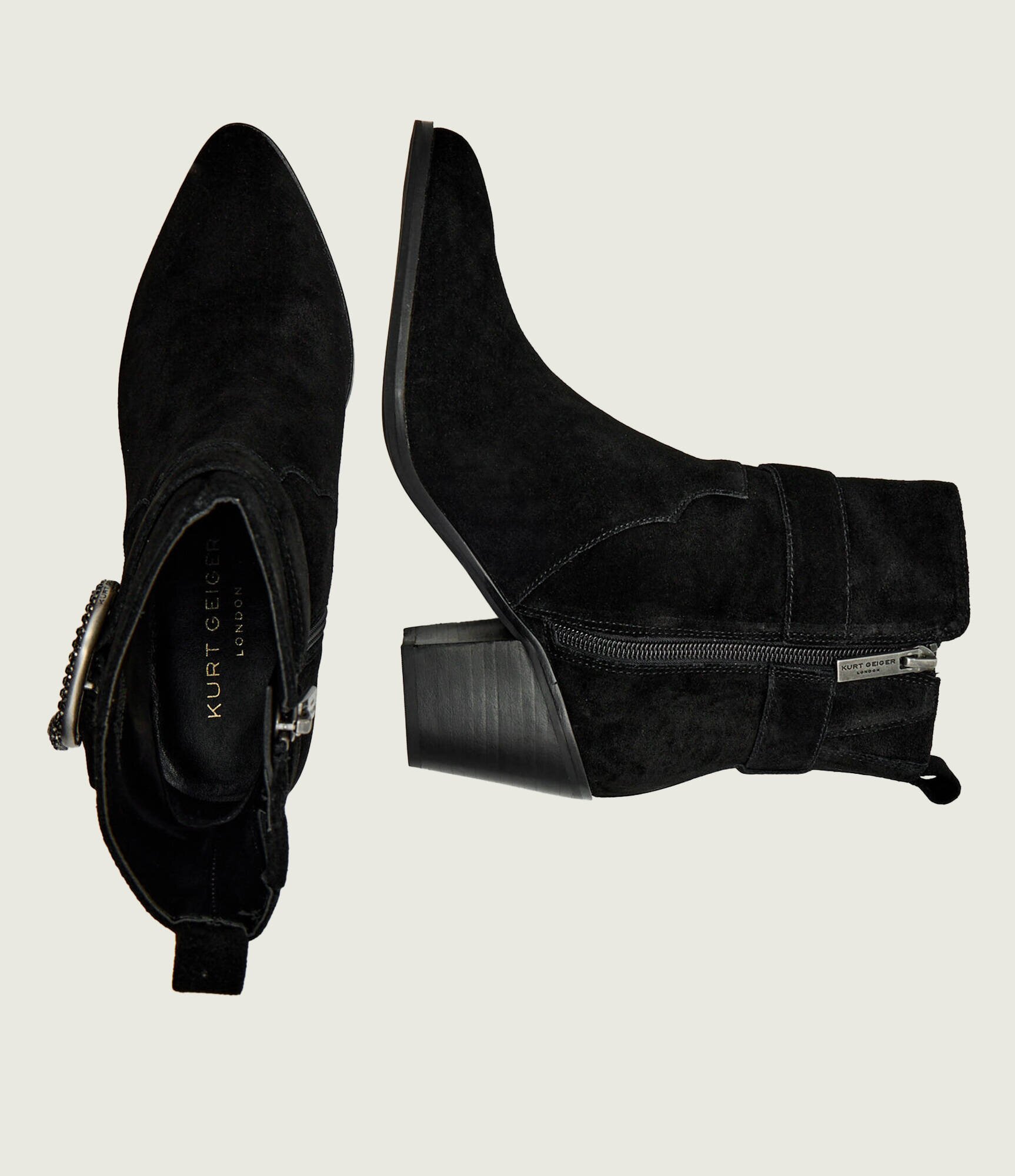 Kurt Geiger Cizme cowboy MAYFAIR | piele întoarsă