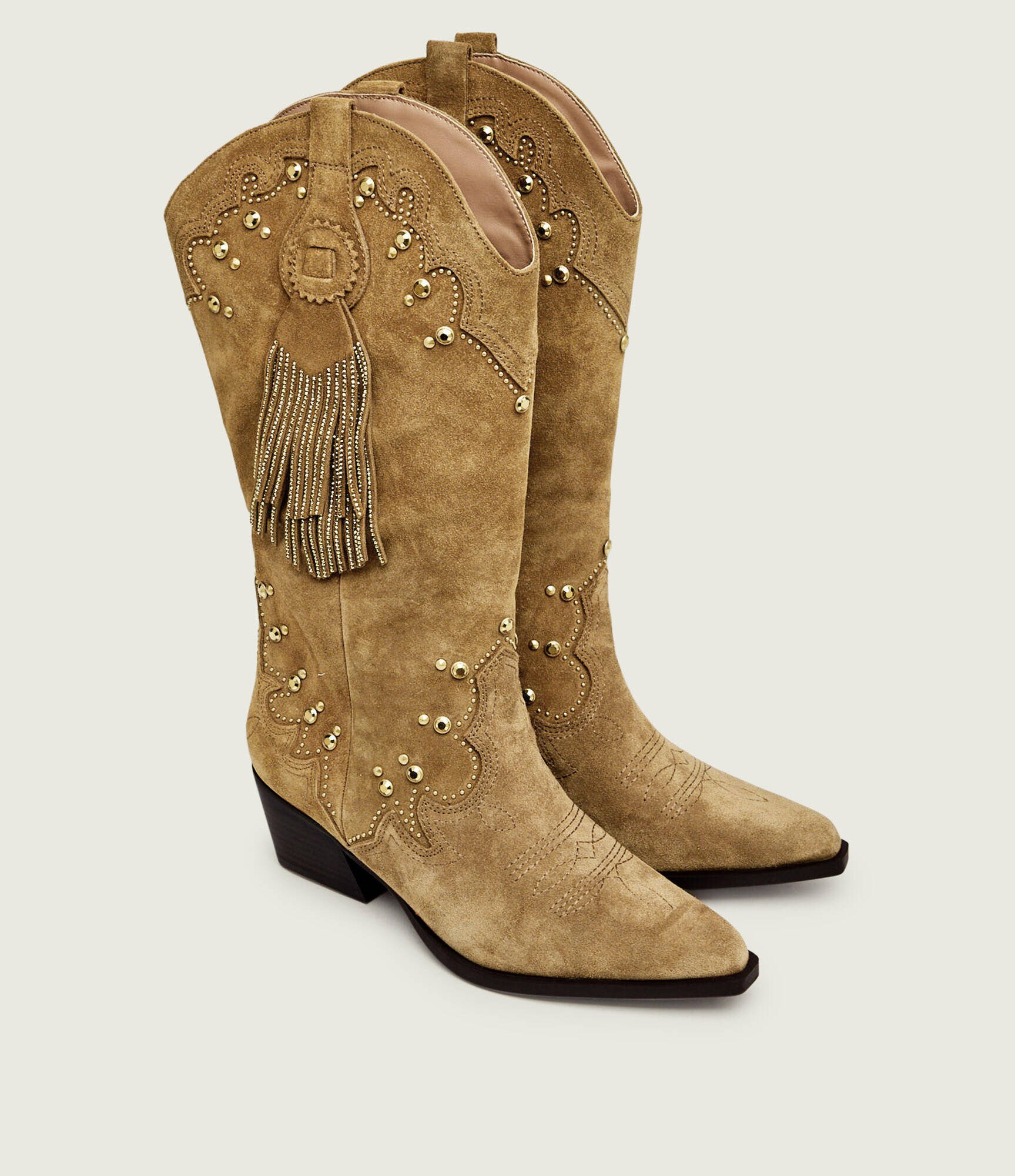 Kurt Geiger Cizme cowboy Oxford | piele întoarsă