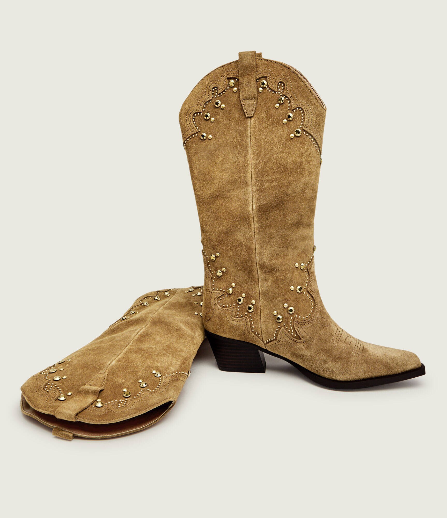 Kurt Geiger Cizme cowboy Oxford | piele întoarsă