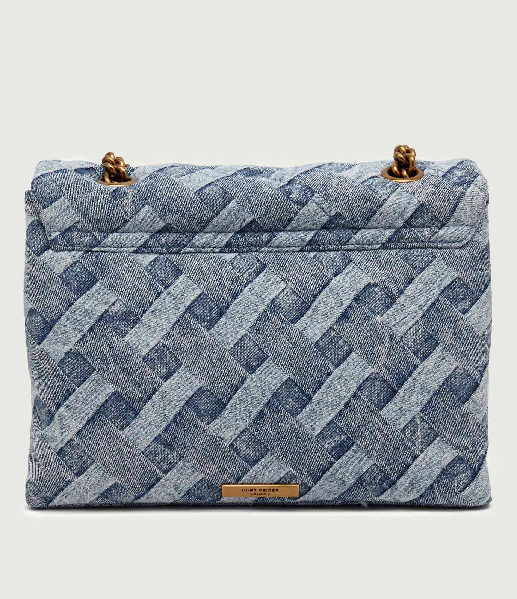 Kurt Geiger De blugi geantă pe umăr LARGE KENSINGTON SOFT | denim
