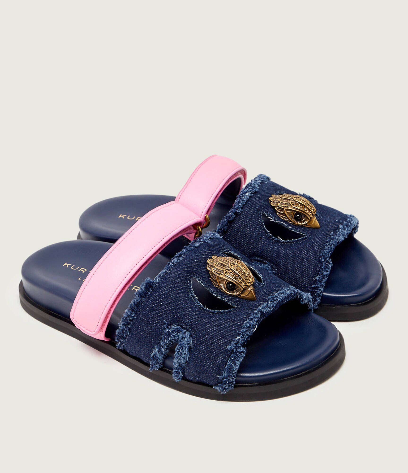 Kurt Geiger De blugi șlapi EAGLE cu adaos de piele