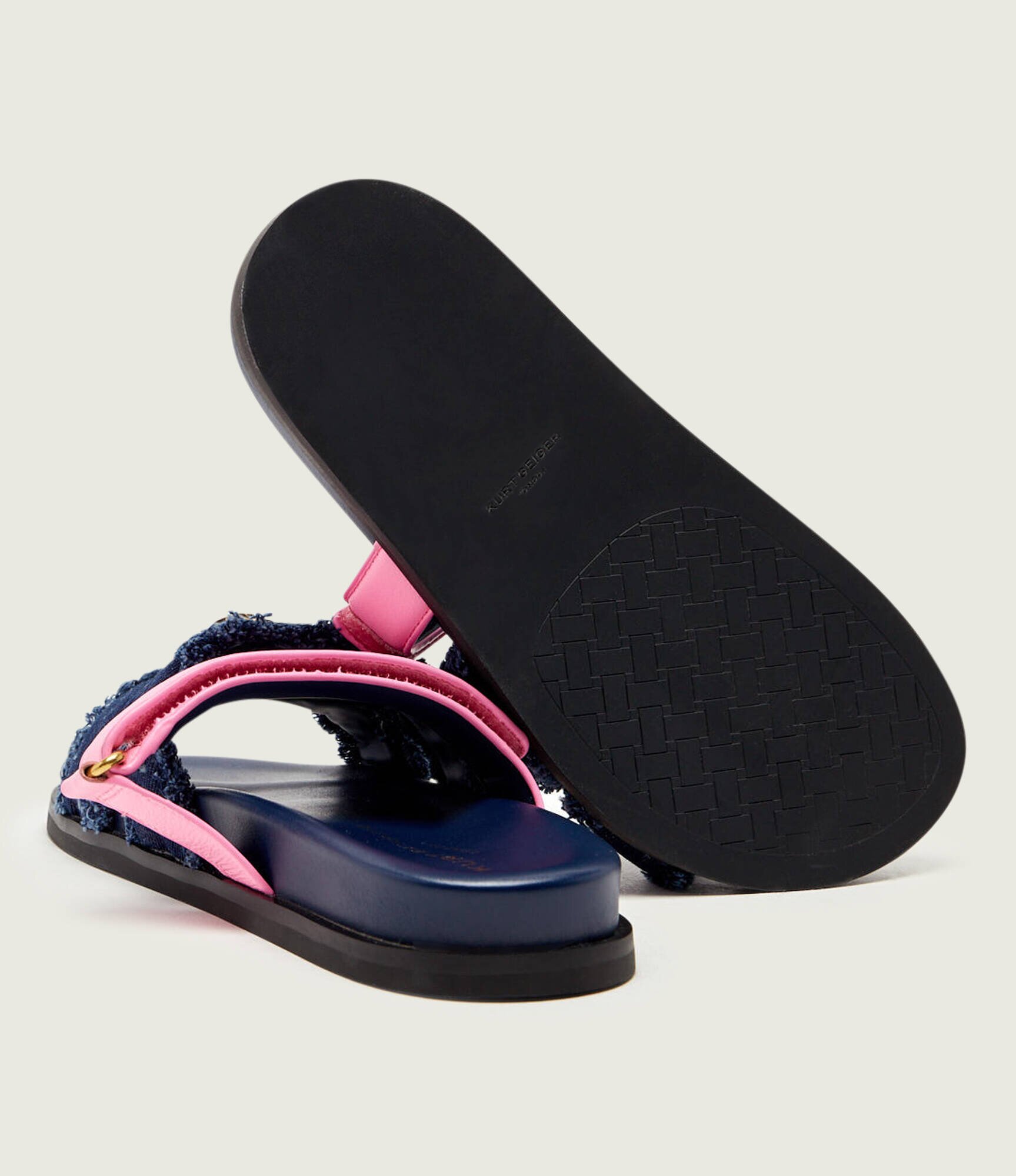 Kurt Geiger De blugi șlapi EAGLE cu adaos de piele