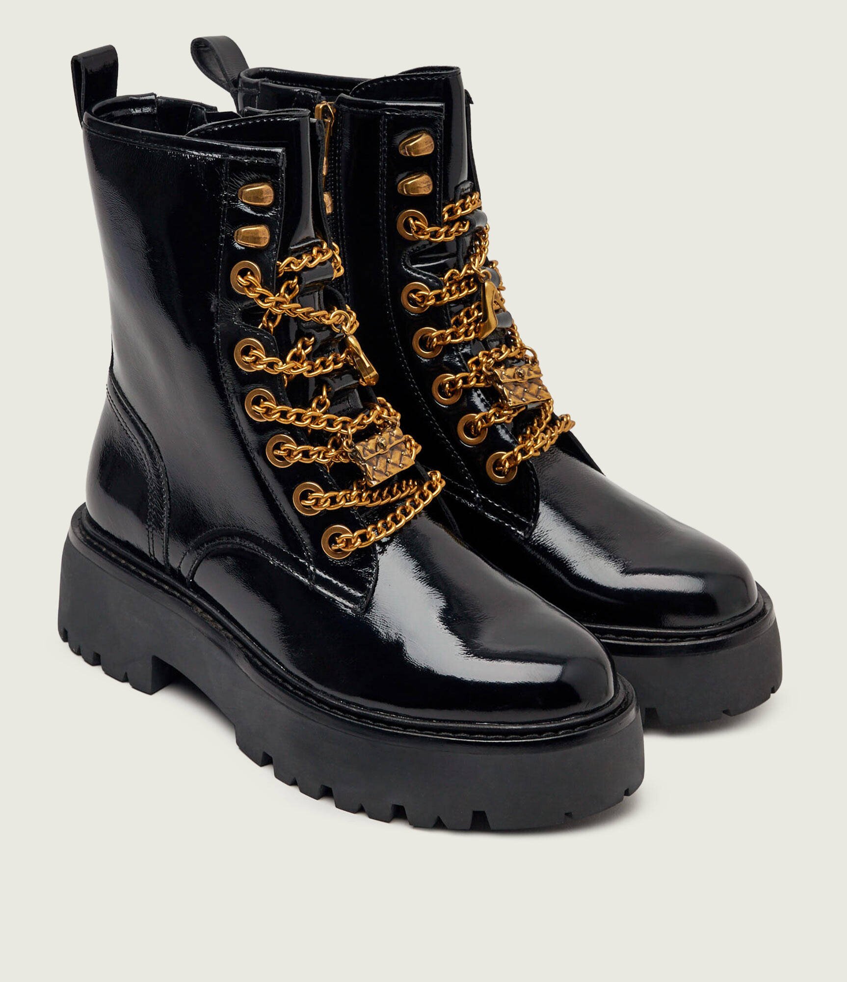 Kurt Geiger De piele botine cu platformă MATILDA