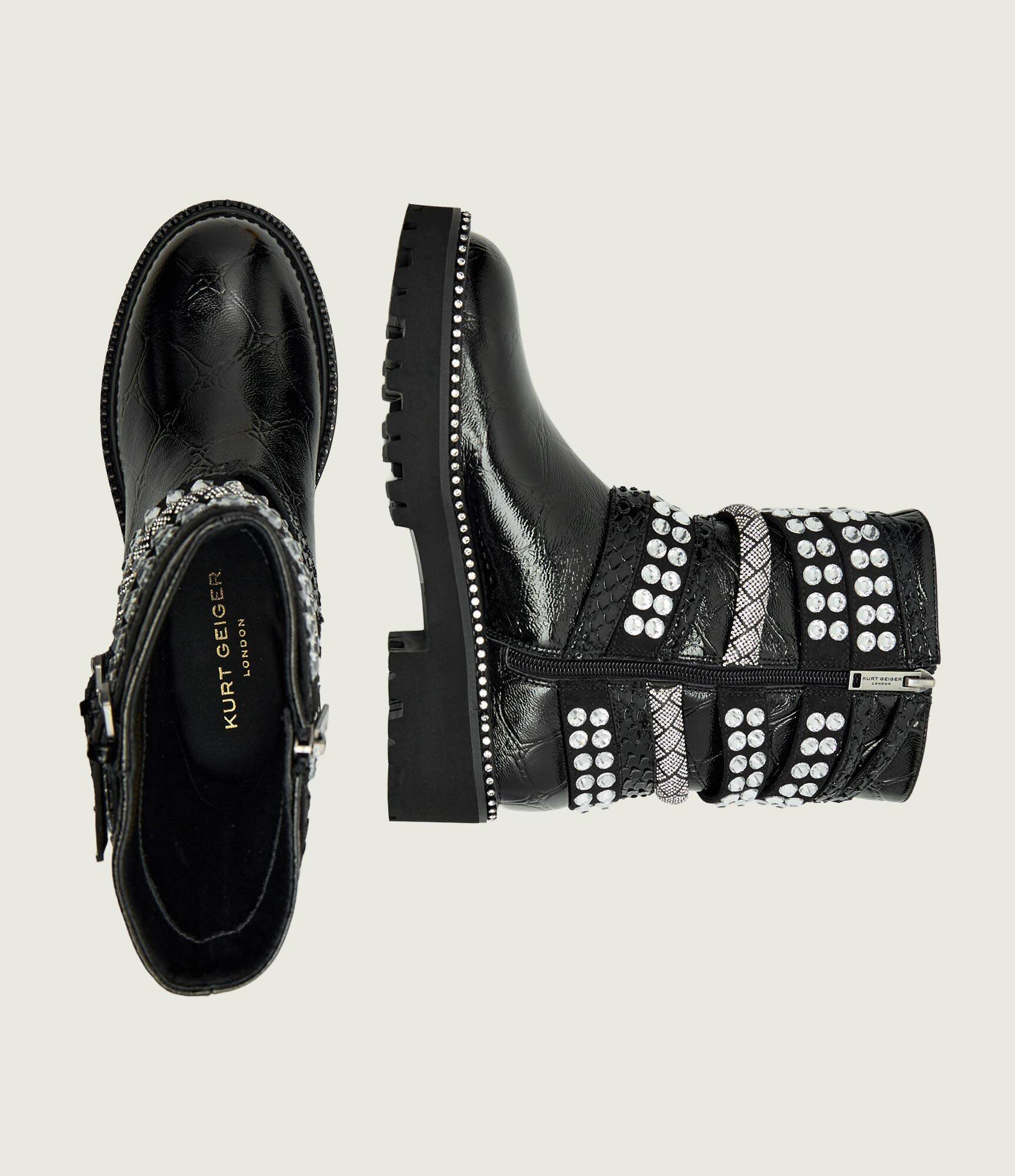 Kurt Geiger De piele botine MULTI STRAP
