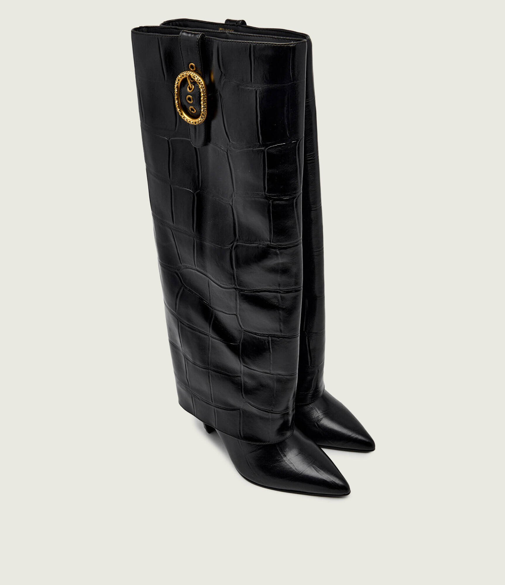 Kurt Geiger De piele cizme FOLD OVER