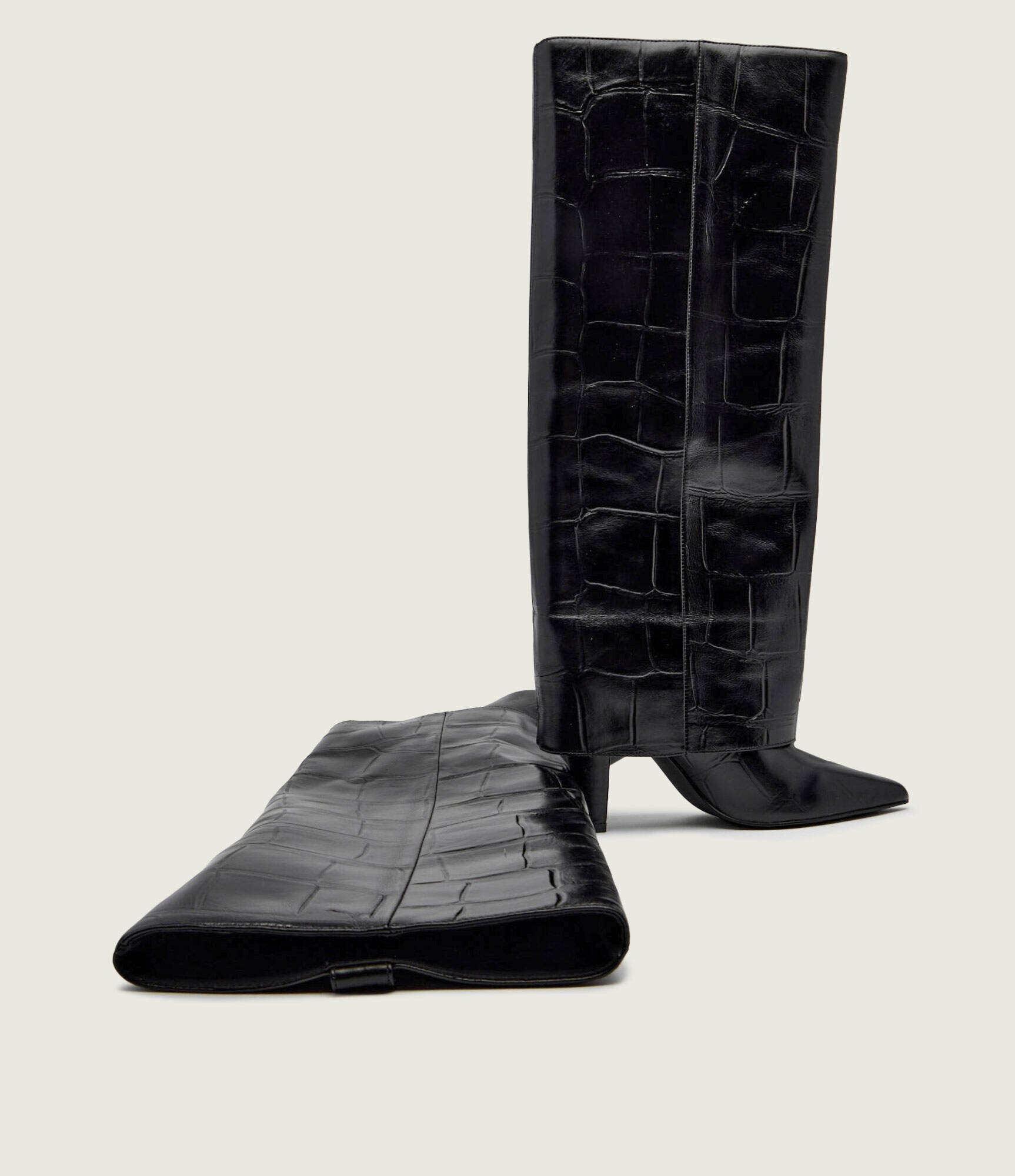 Kurt Geiger De piele cizme FOLD OVER