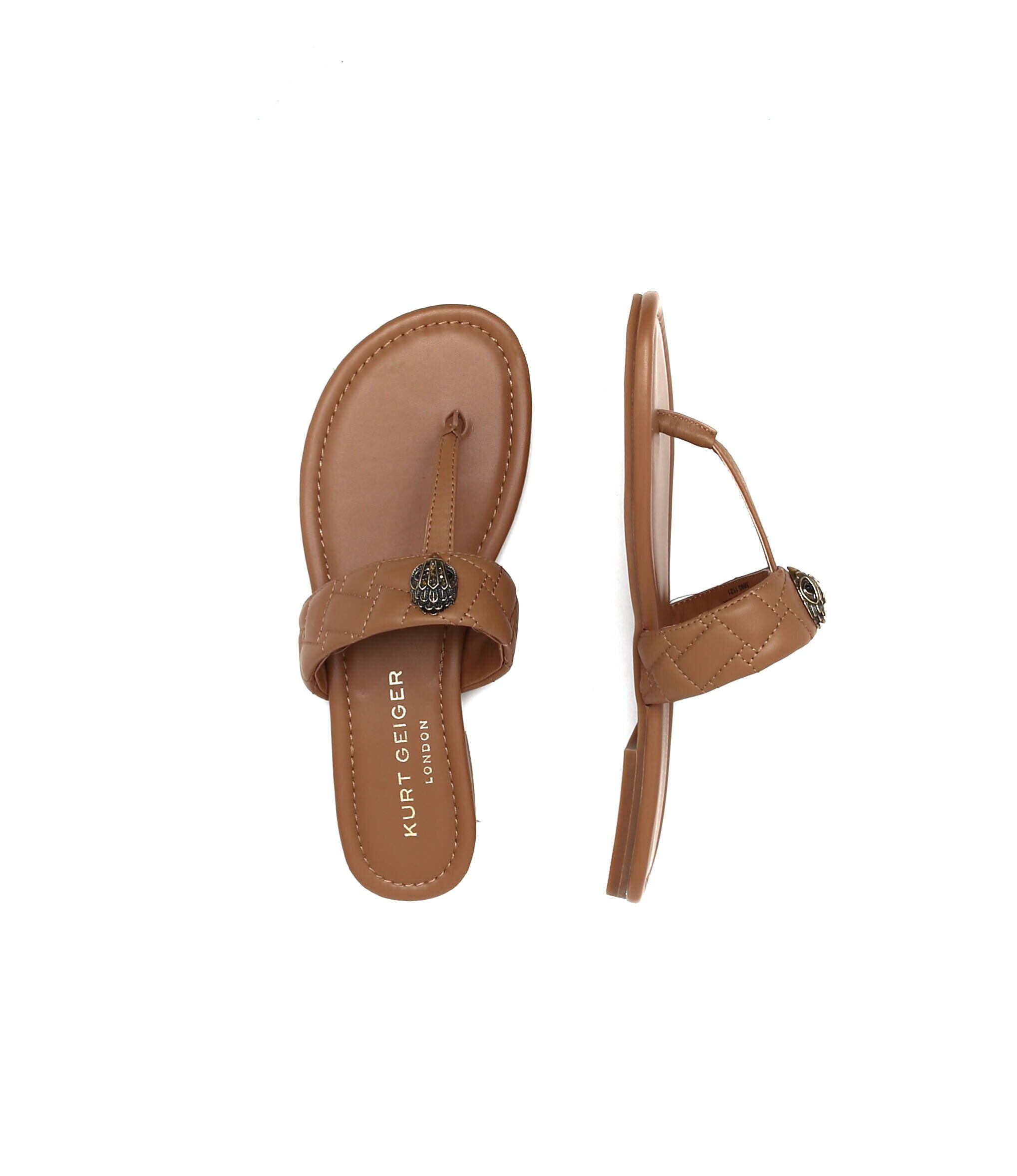 Kurt Geiger De piele flip flops