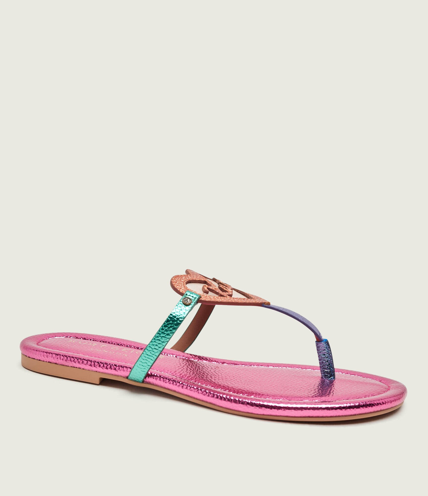 Kurt Geiger De piele flip flops HEART