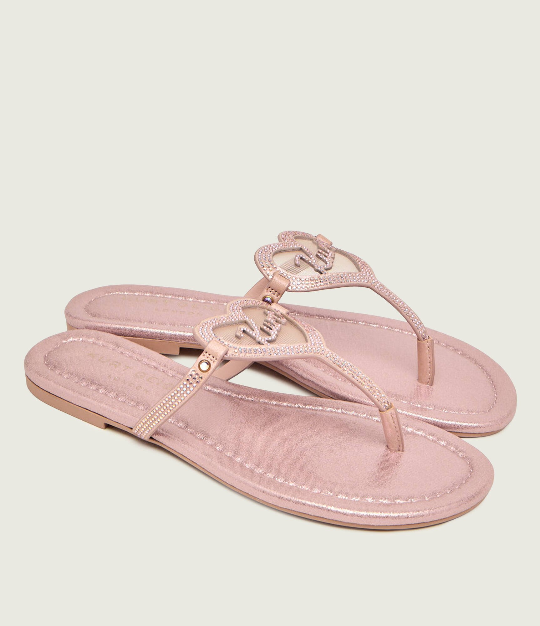Kurt Geiger De piele flip flops Heart