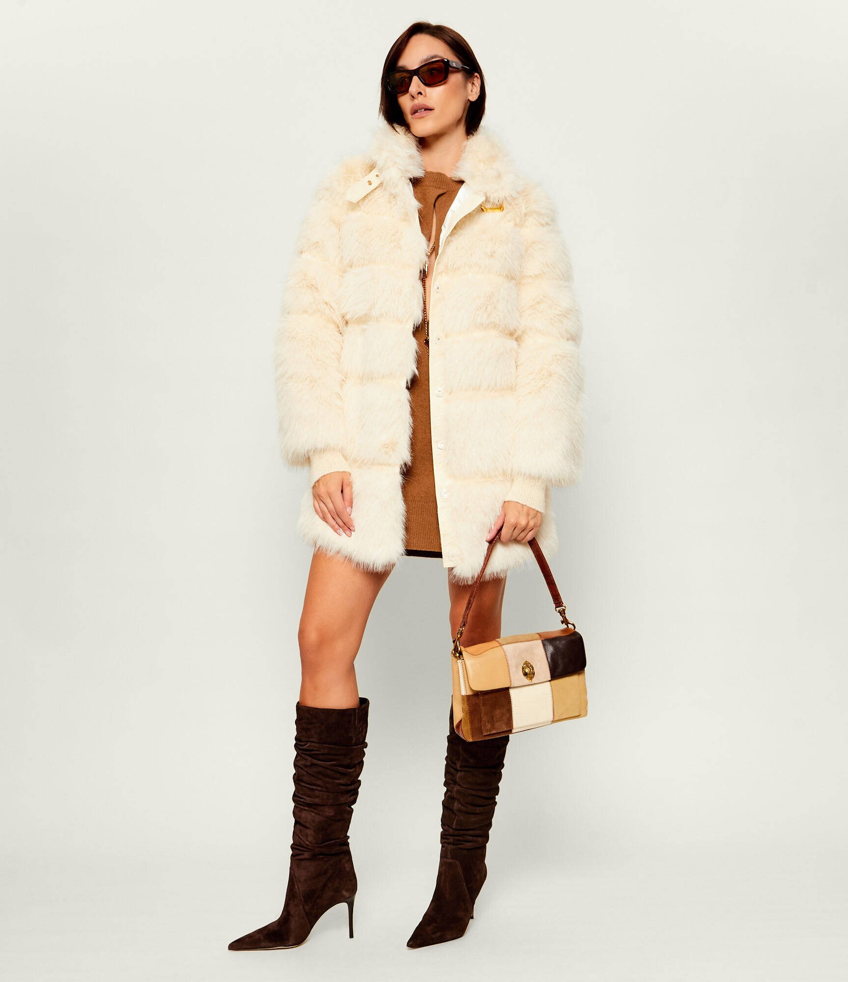 Kurt Geiger De piele geantă pe umăr Celia | piele întoarsă