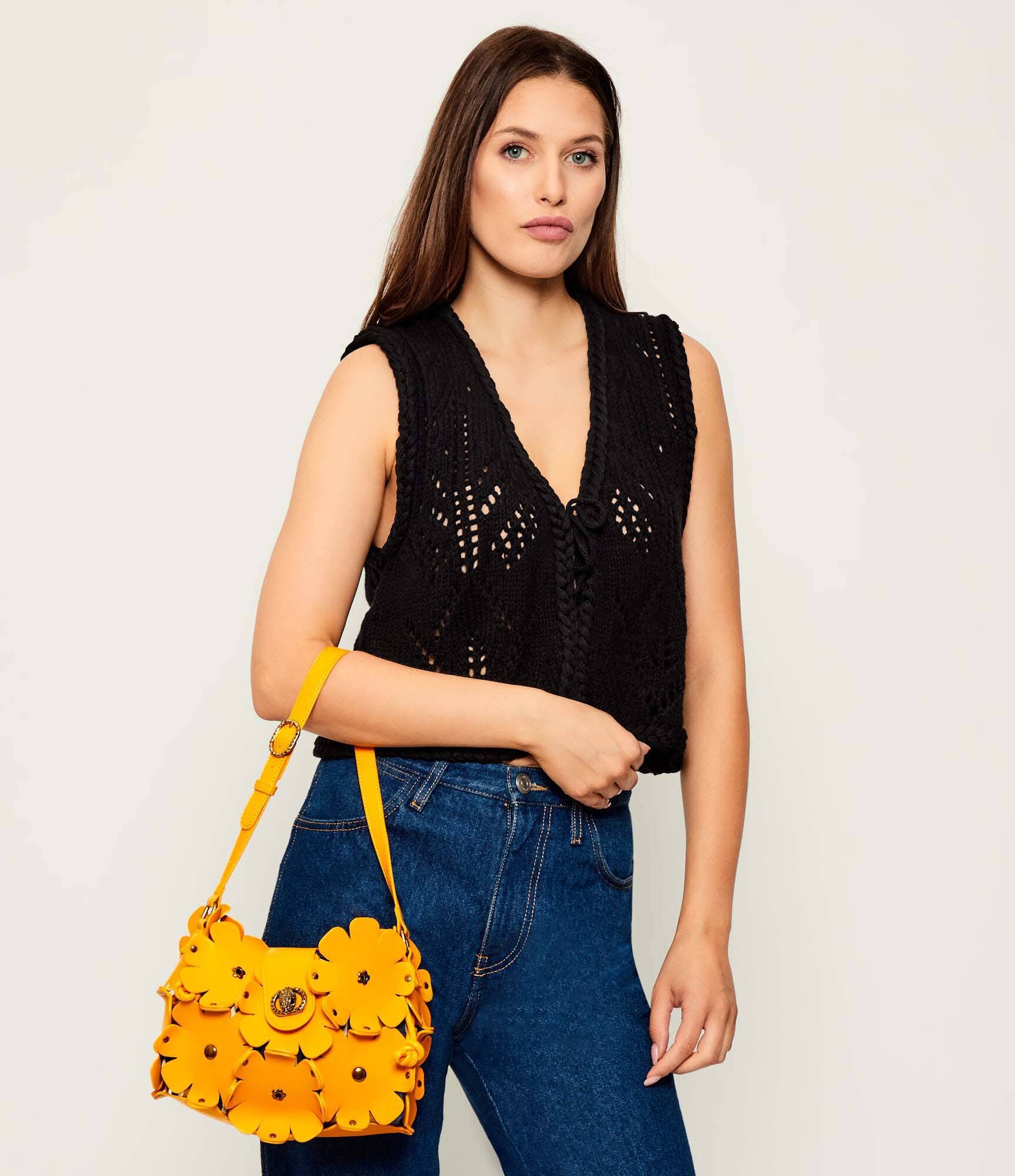 Kurt Geiger De piele geantă pe umăr Chelsea Flowers
