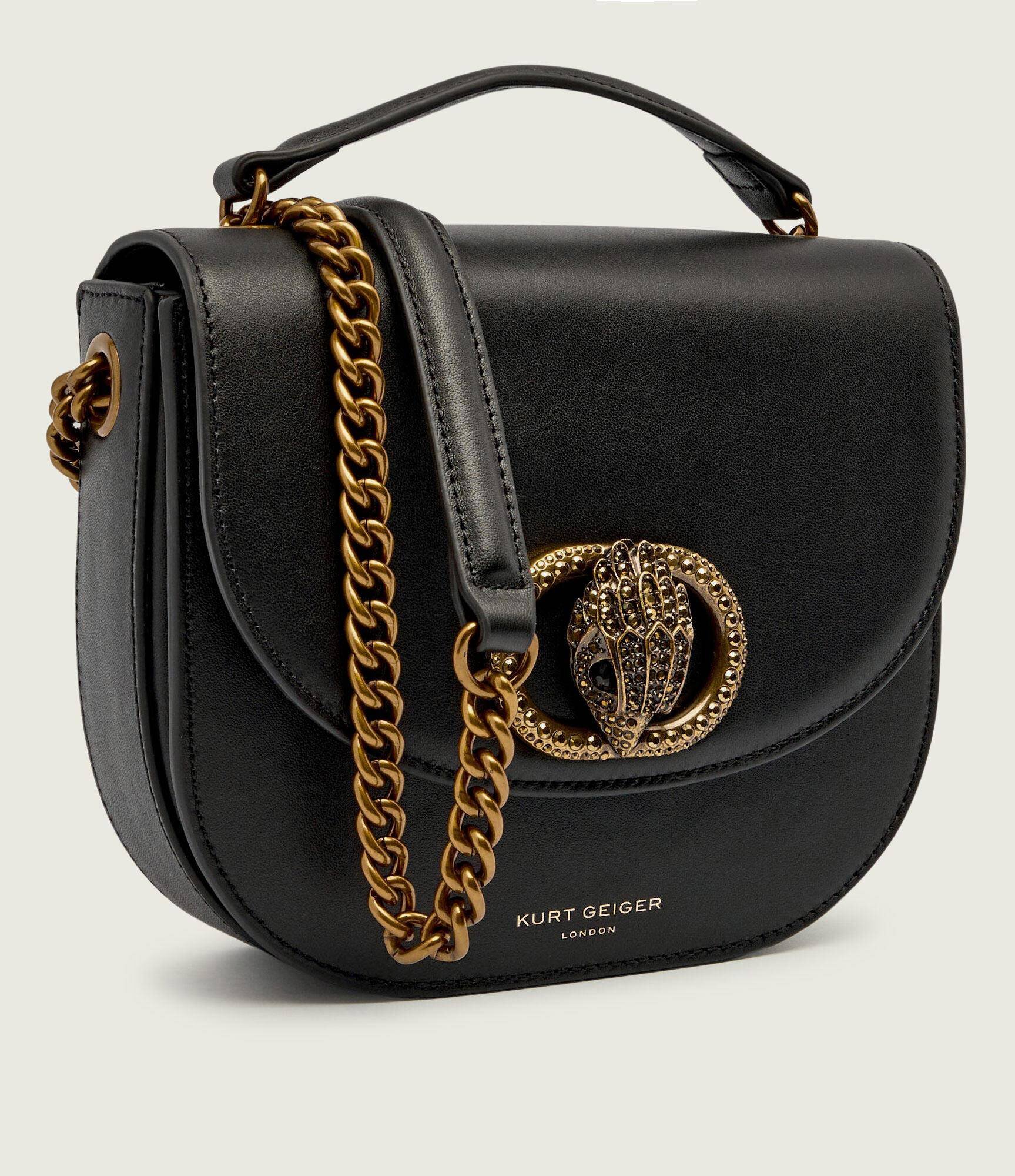 Kurt Geiger De piele geantă pe umăr Chelsea Saddle