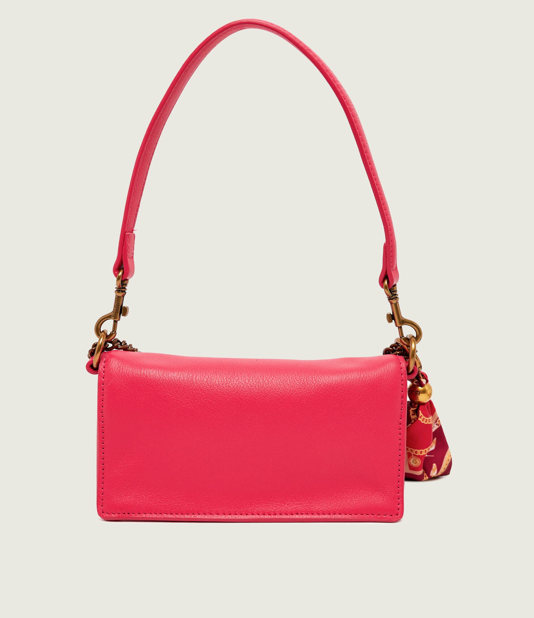 Kurt Geiger De piele geantă pe umăr + eșarfă pătrată The Sloane Soft