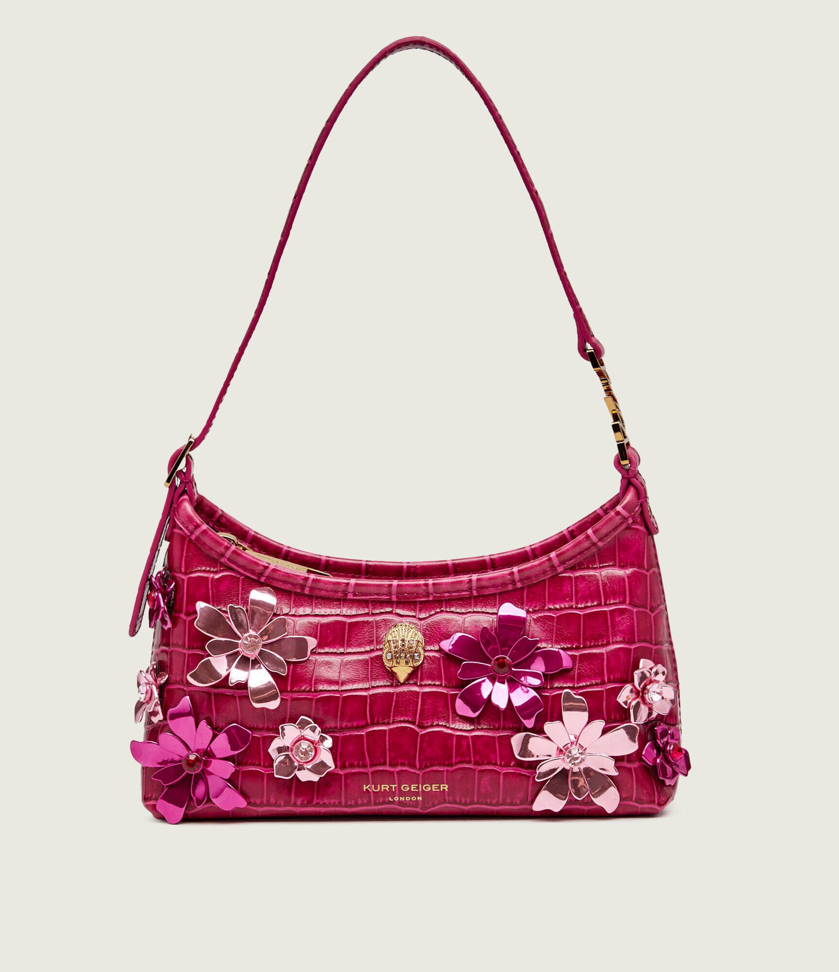 Kurt Geiger De piele geantă pe umăr Sling Flowers