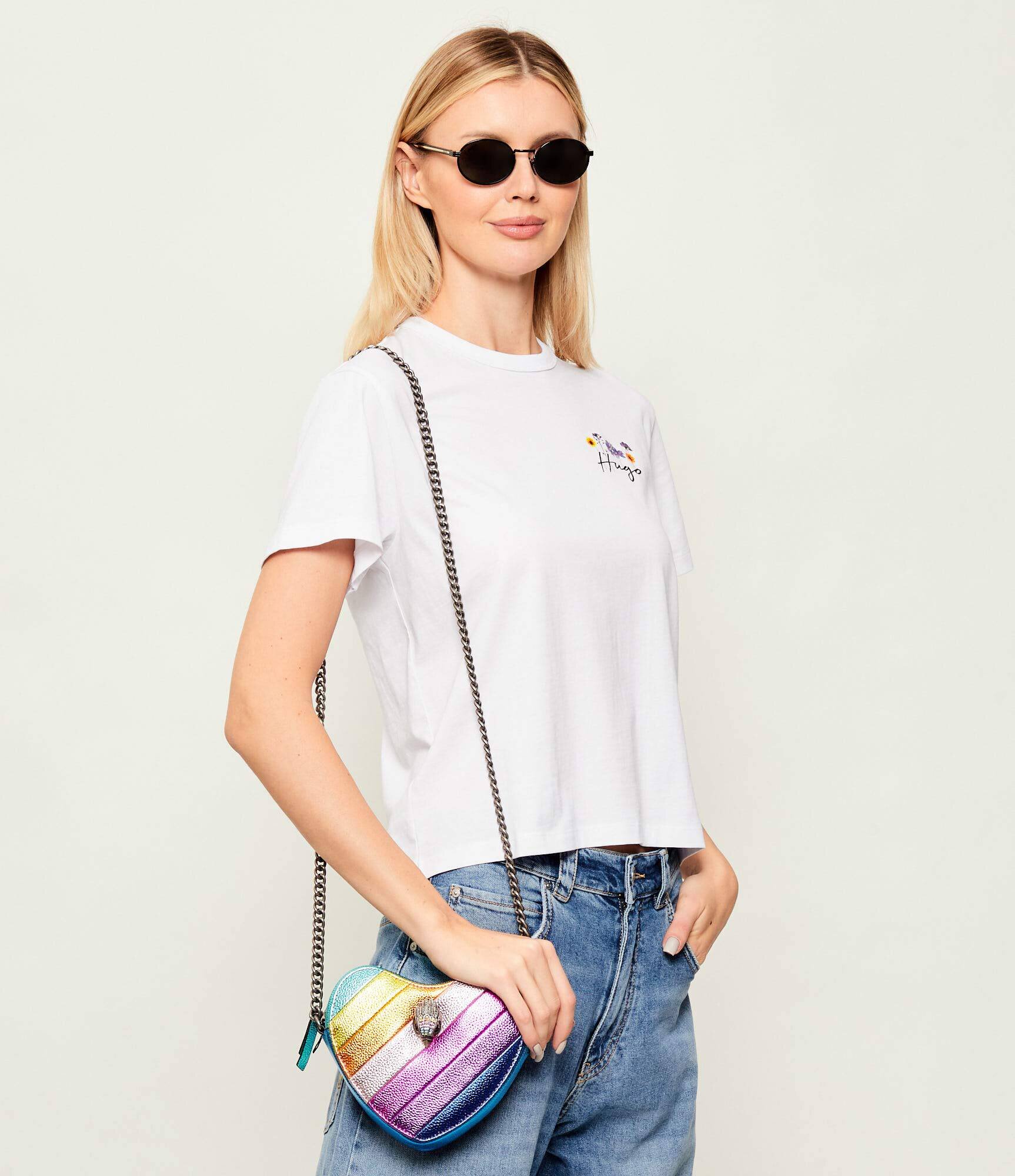 Kurt Geiger De piele geantă poștaș 690-KENSINGTON HEART