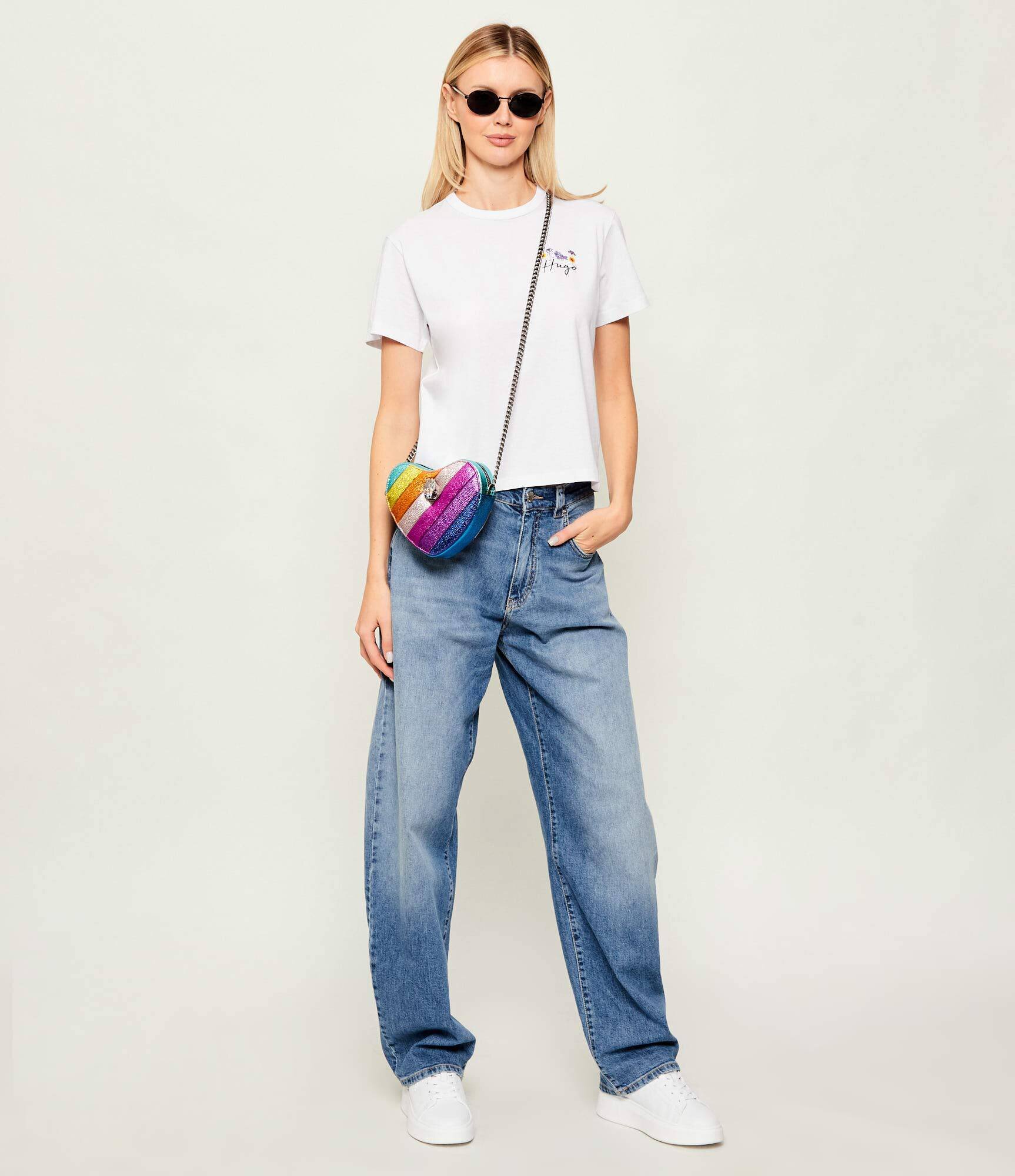 Kurt Geiger De piele geantă poștaș 690-KENSINGTON HEART