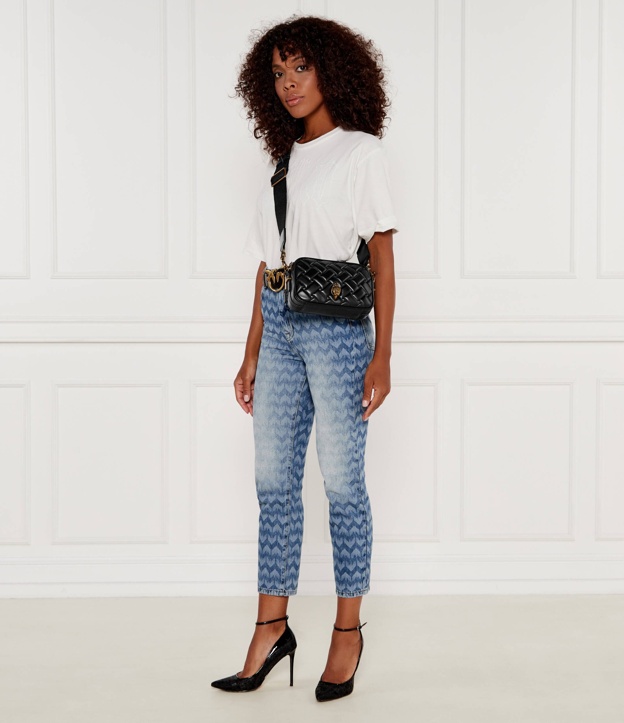 Kurt Geiger De piele geantă poștaș KENSINGTON
