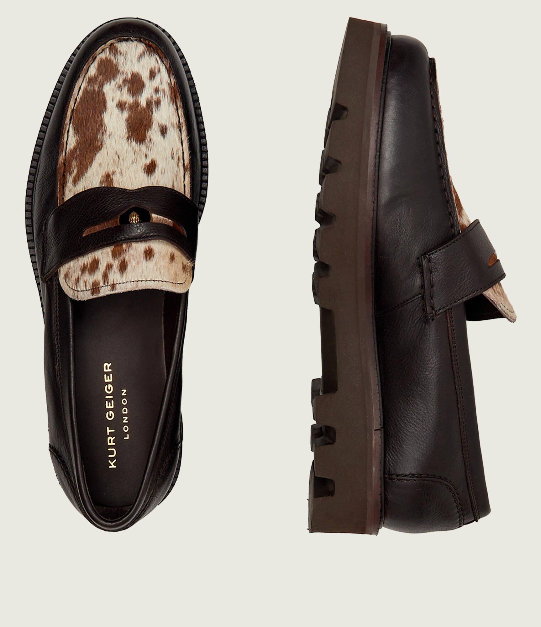 Kurt Geiger De piele pantofi loafer BROMPTON PENNY