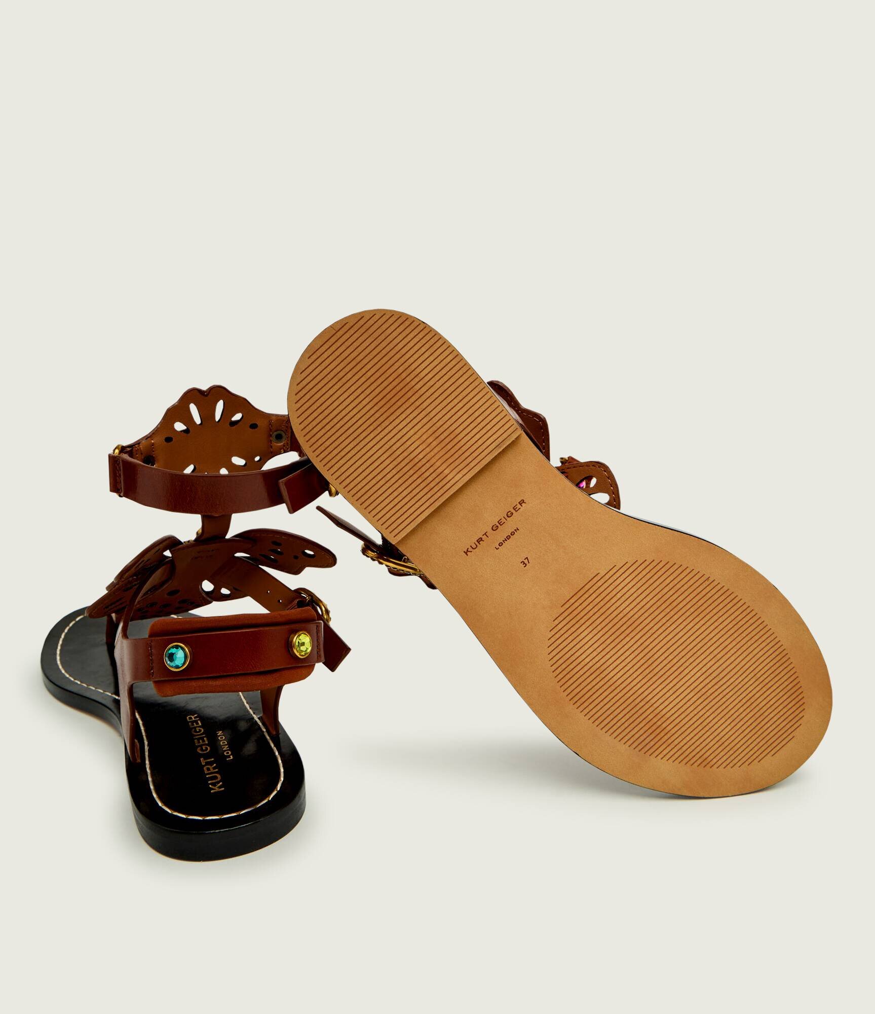Kurt Geiger De piele sandale BOHO BUTTERFLY