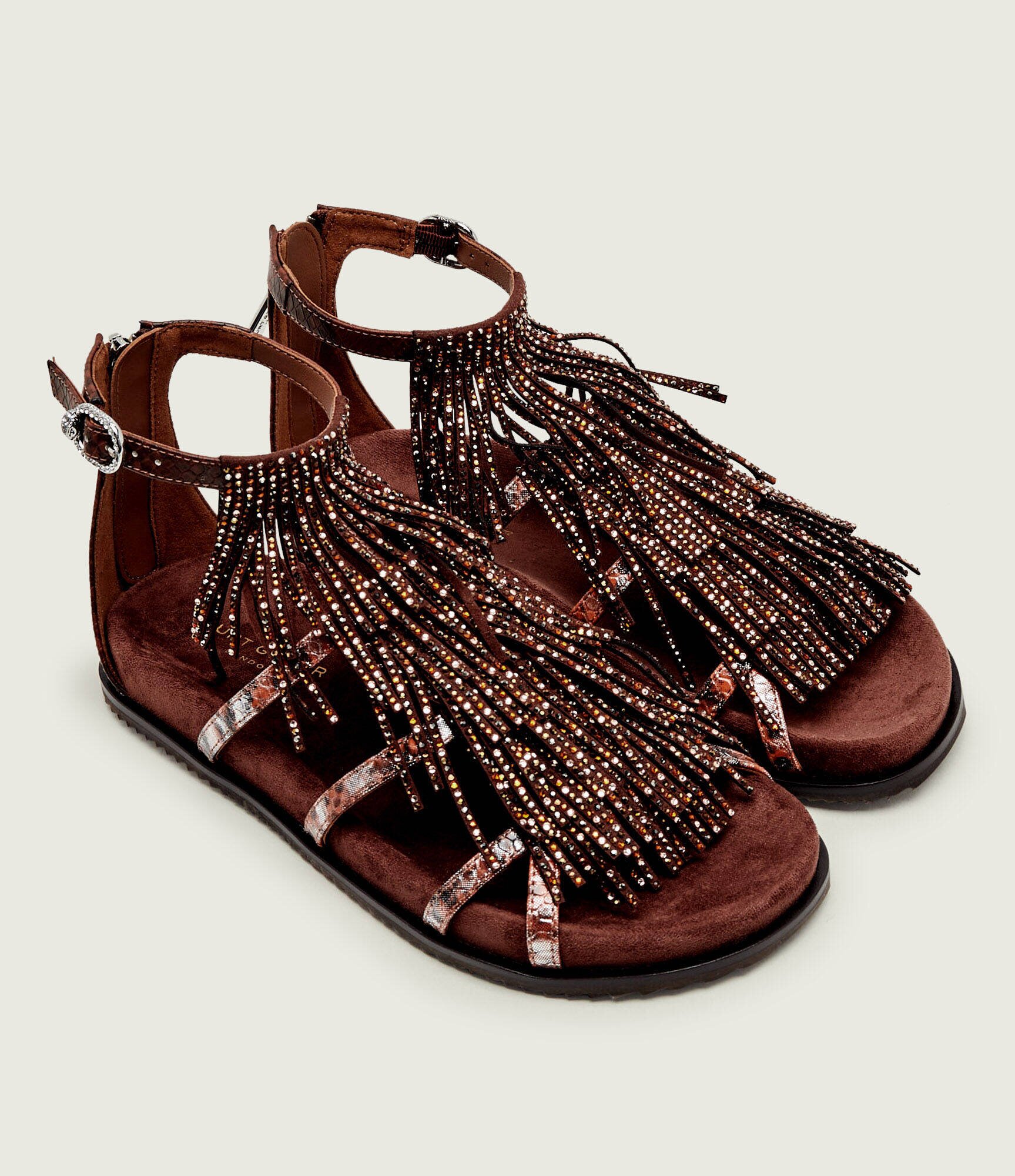 Kurt Geiger De piele sandale Fringe