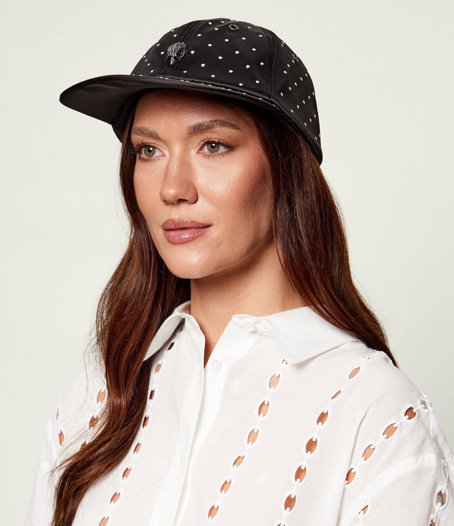 Kurt Geiger De satin șapcă baseball KENSINGTON