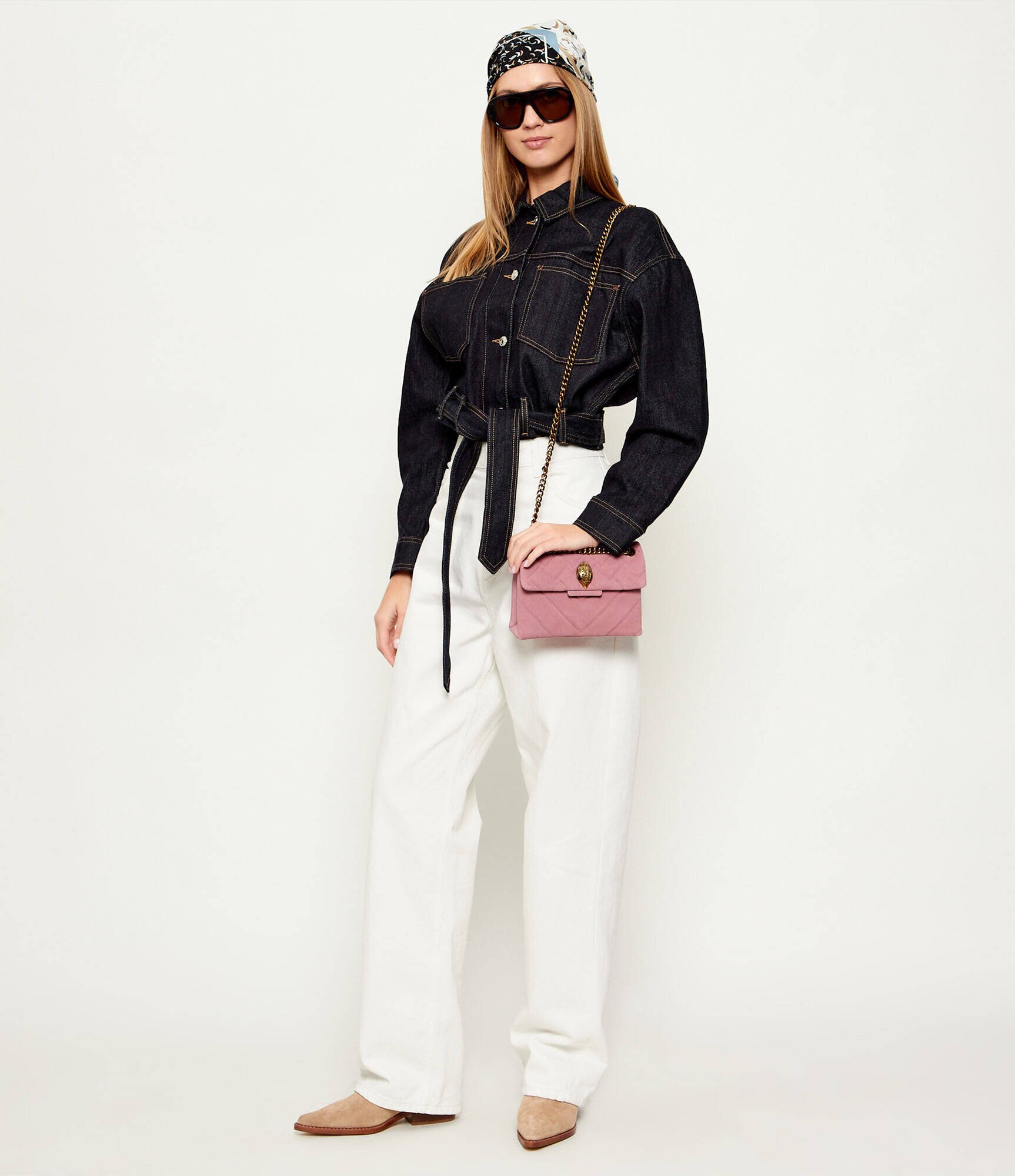 Kurt Geiger Geantă pe umăr 690-L MINI KENSINGTON | piele întoarsă
