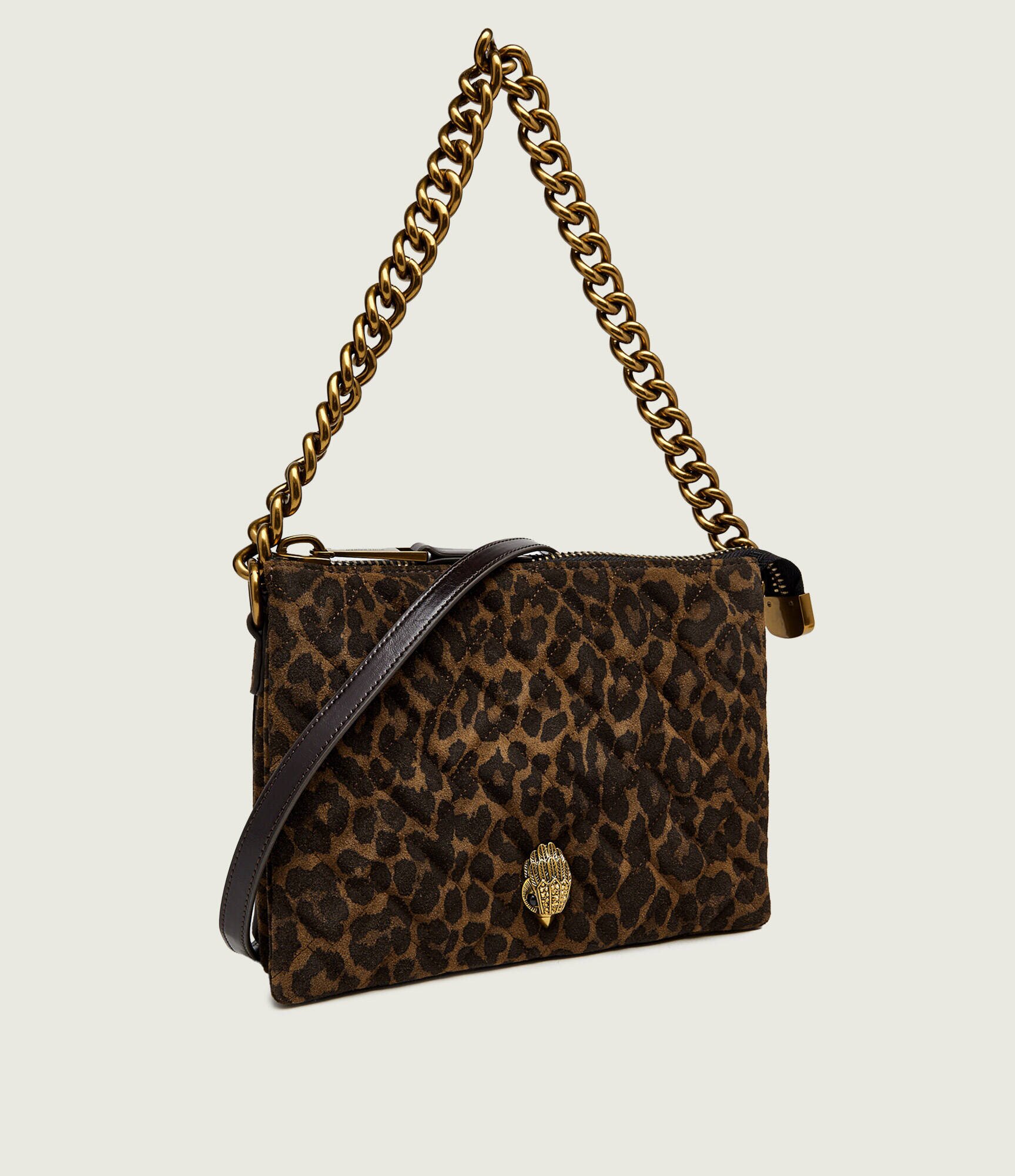 Kurt Geiger Geantă pe umăr Kensington 3 Pouch | piele întoarsă cu adaos de piele