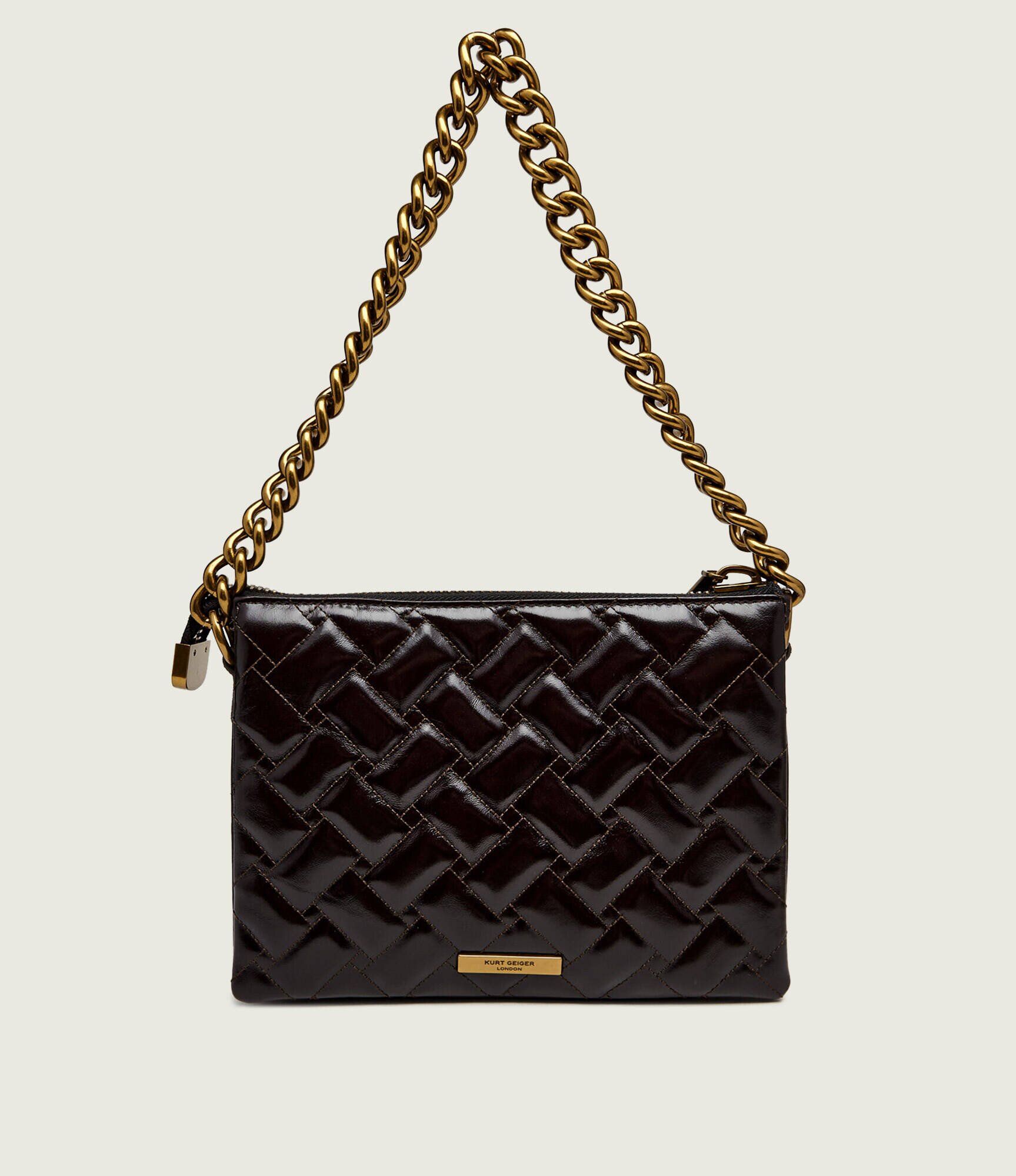 Kurt Geiger Geantă pe umăr Kensington 3 Pouch | piele întoarsă cu adaos de piele