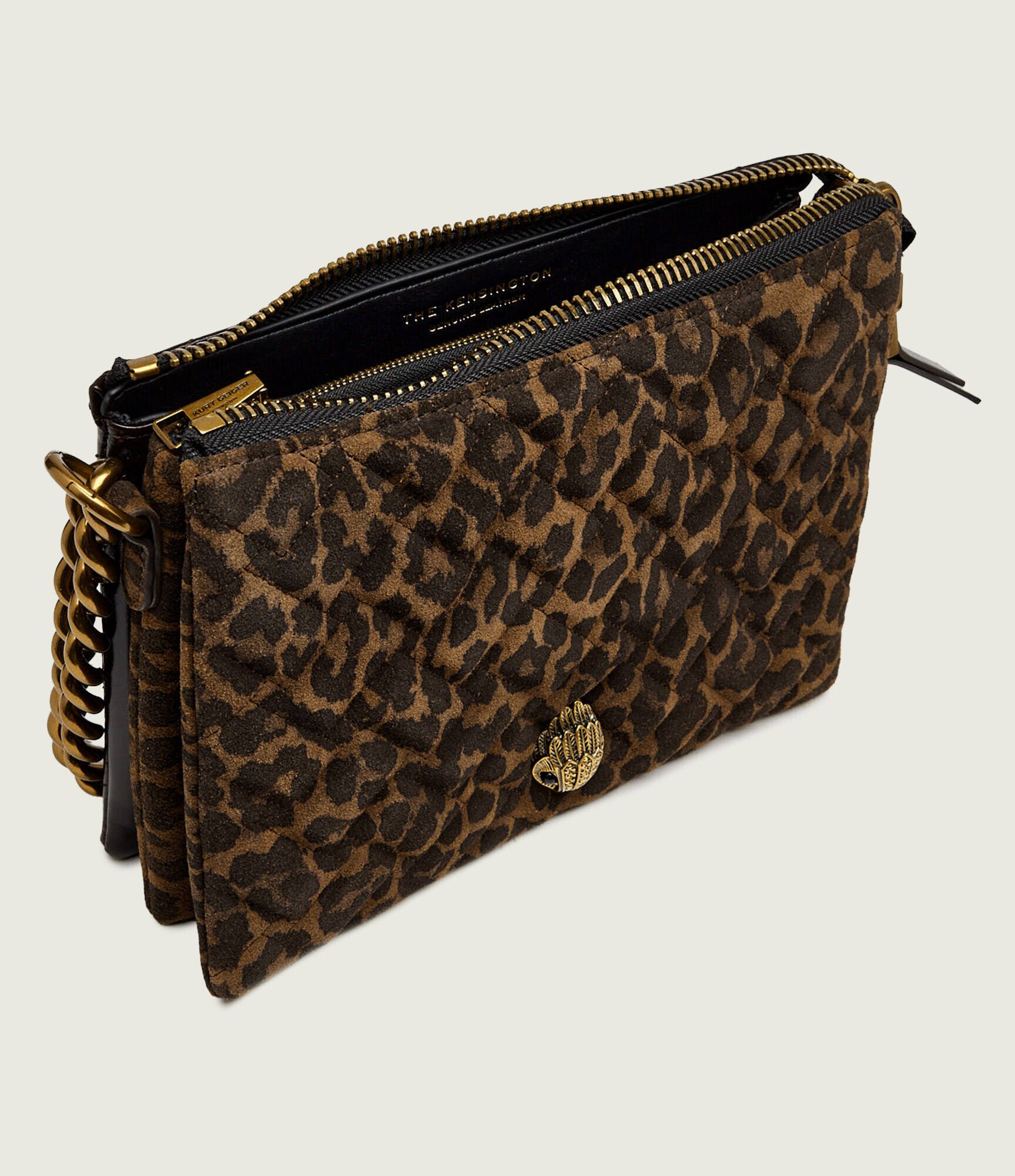 Kurt Geiger Geantă pe umăr Kensington 3 Pouch | piele întoarsă cu adaos de piele