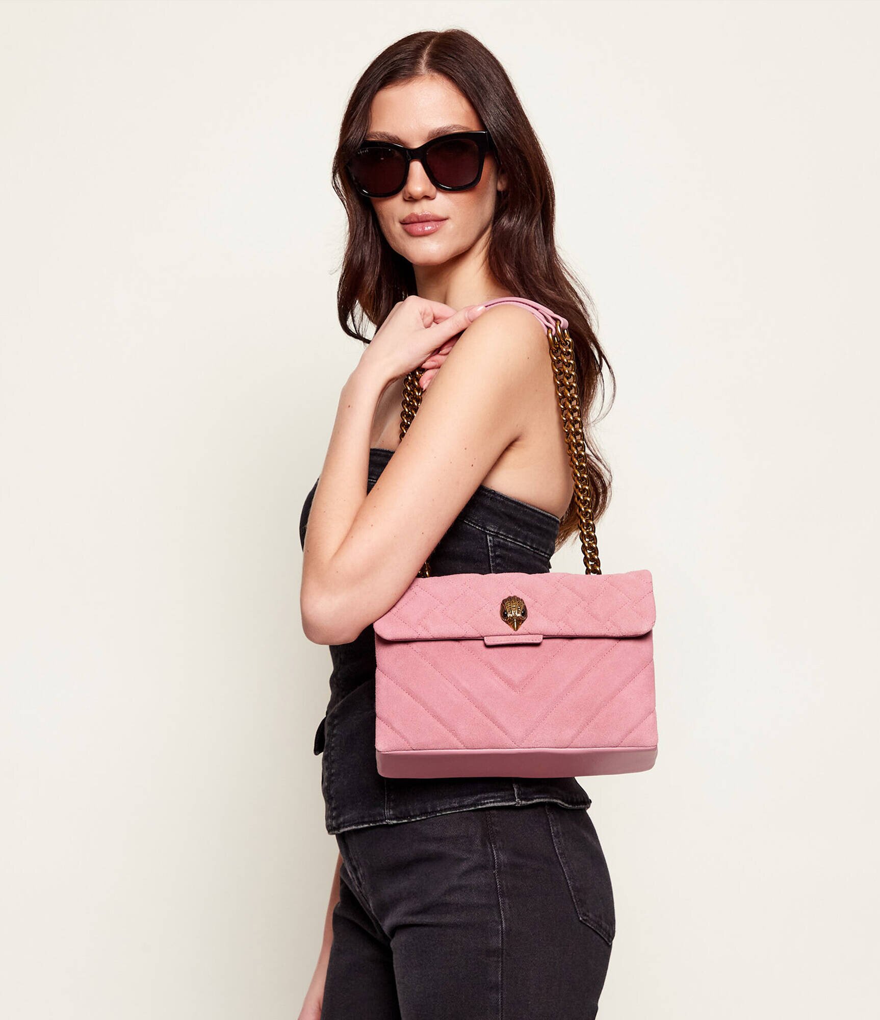 Kurt Geiger Geantă pe umăr KENSINGTON | piele întoarsă