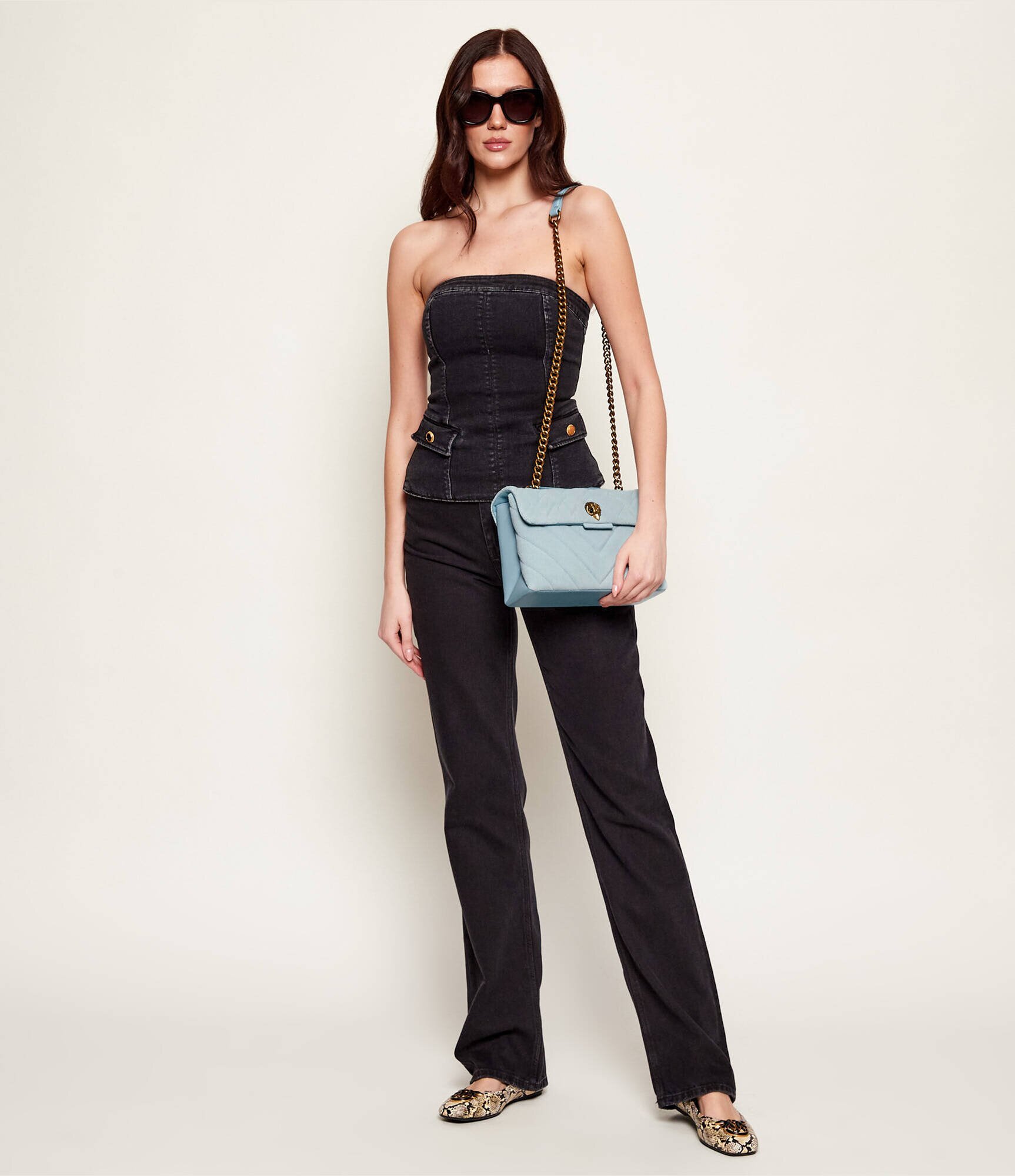 Kurt Geiger Geantă pe umăr KENSINGTON | piele întoarsă