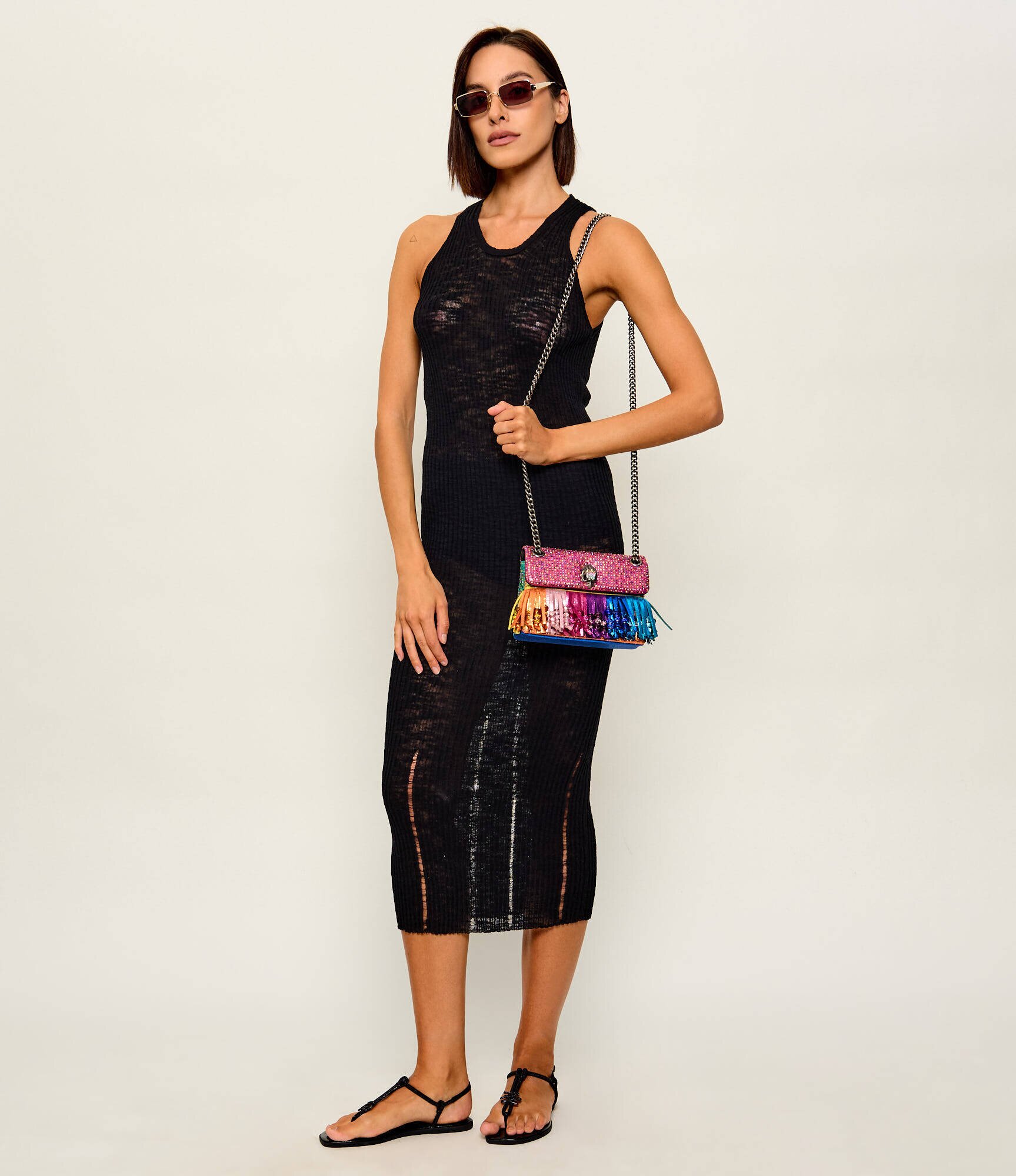 Kurt Geiger Geantă pe umăr MINI KENSINGTON FRINGES
