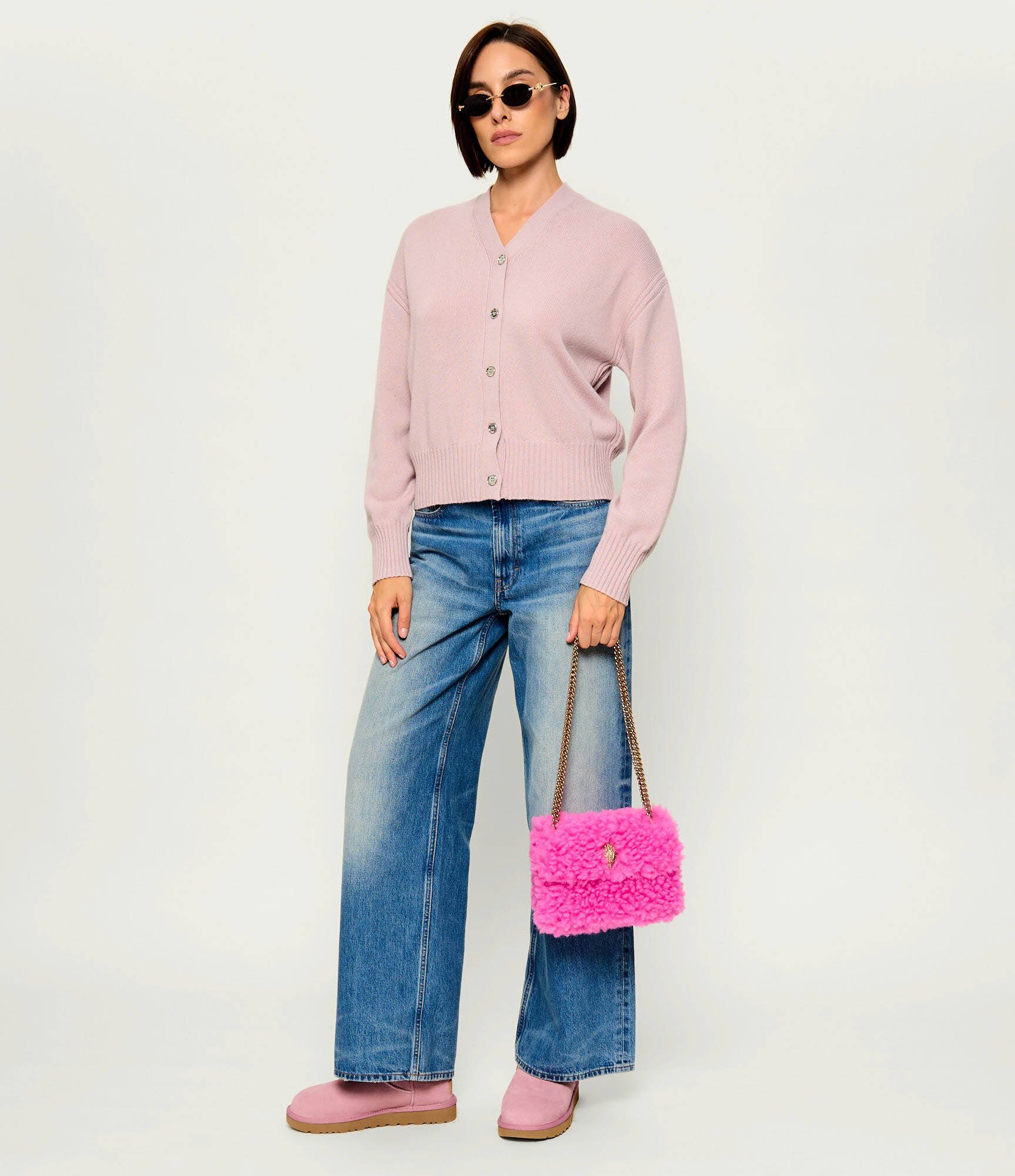 Kurt Geiger Geantă pe umăr Mini Kensington | shearling