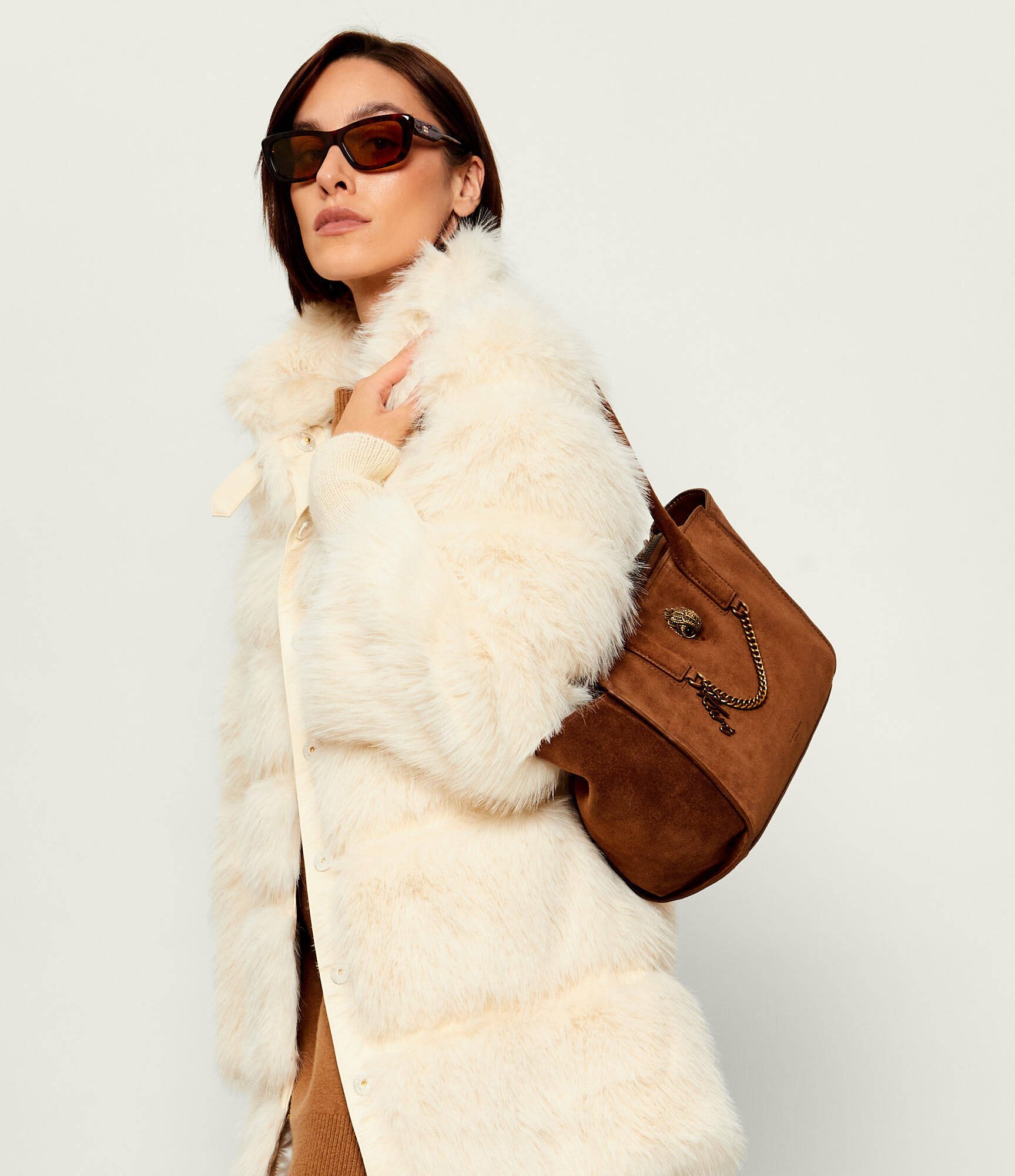 Kurt Geiger Geantă pe umăr Sloane | piele întoarsă