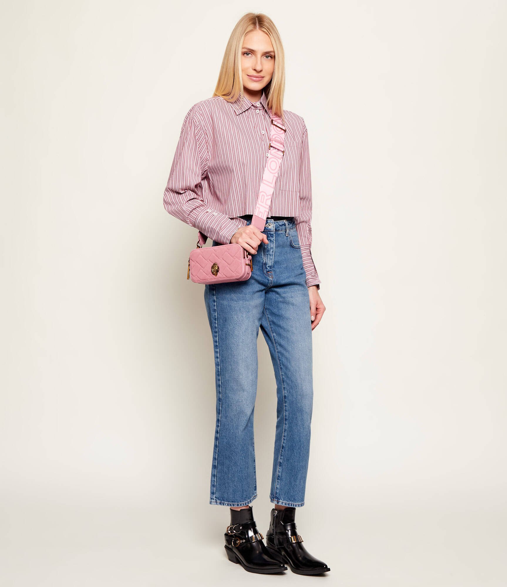 Kurt Geiger Geantă poștaș 690-2Z SM KENSINGTON | piele întoarsă
