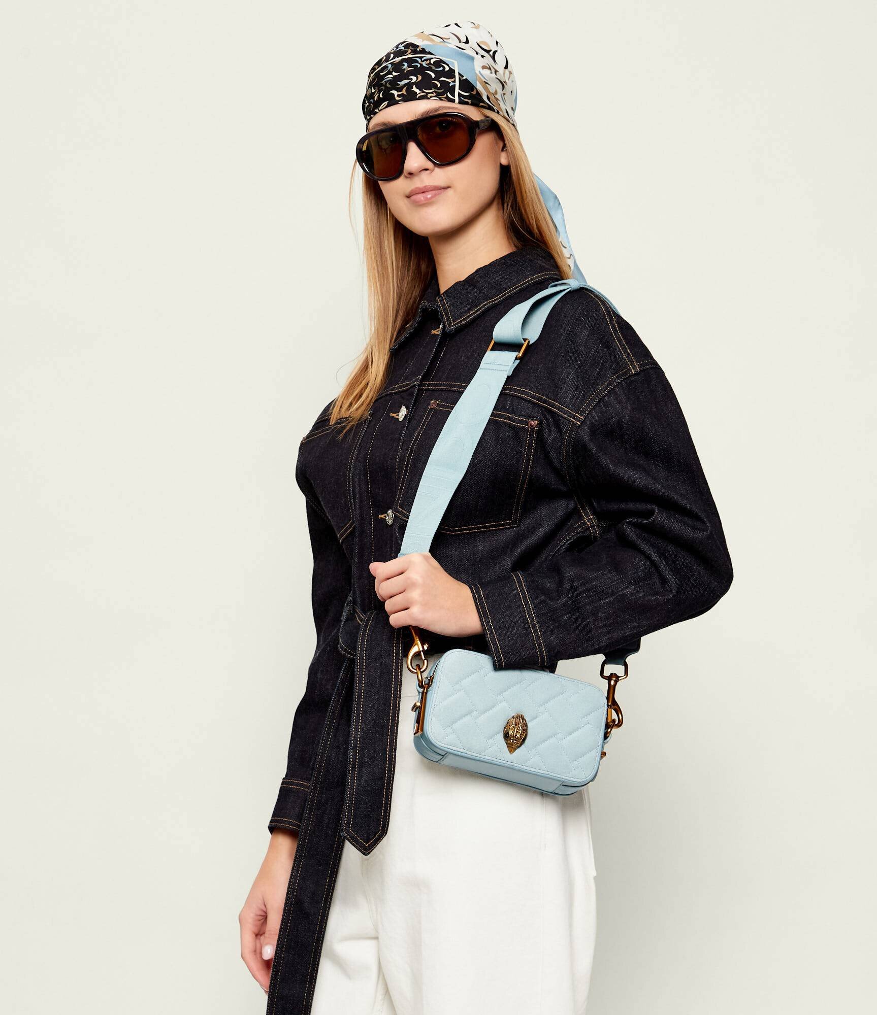Kurt Geiger Geantă poștaș KENSINGTON | piele întoarsă