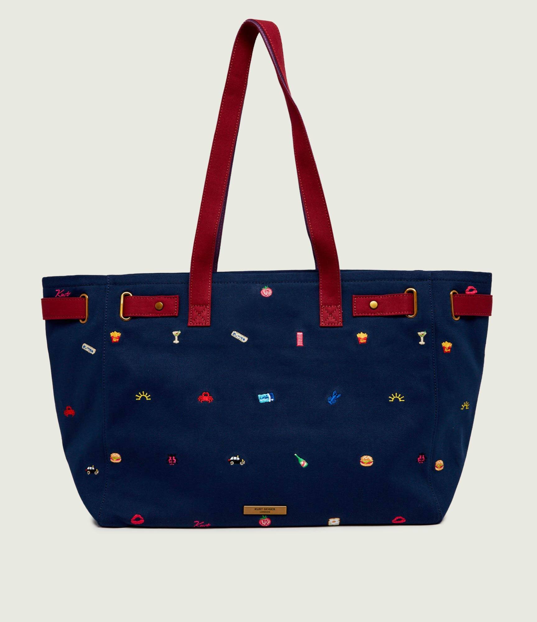 Kurt Geiger Geantă shopper + eșarfă pătrată Sloane