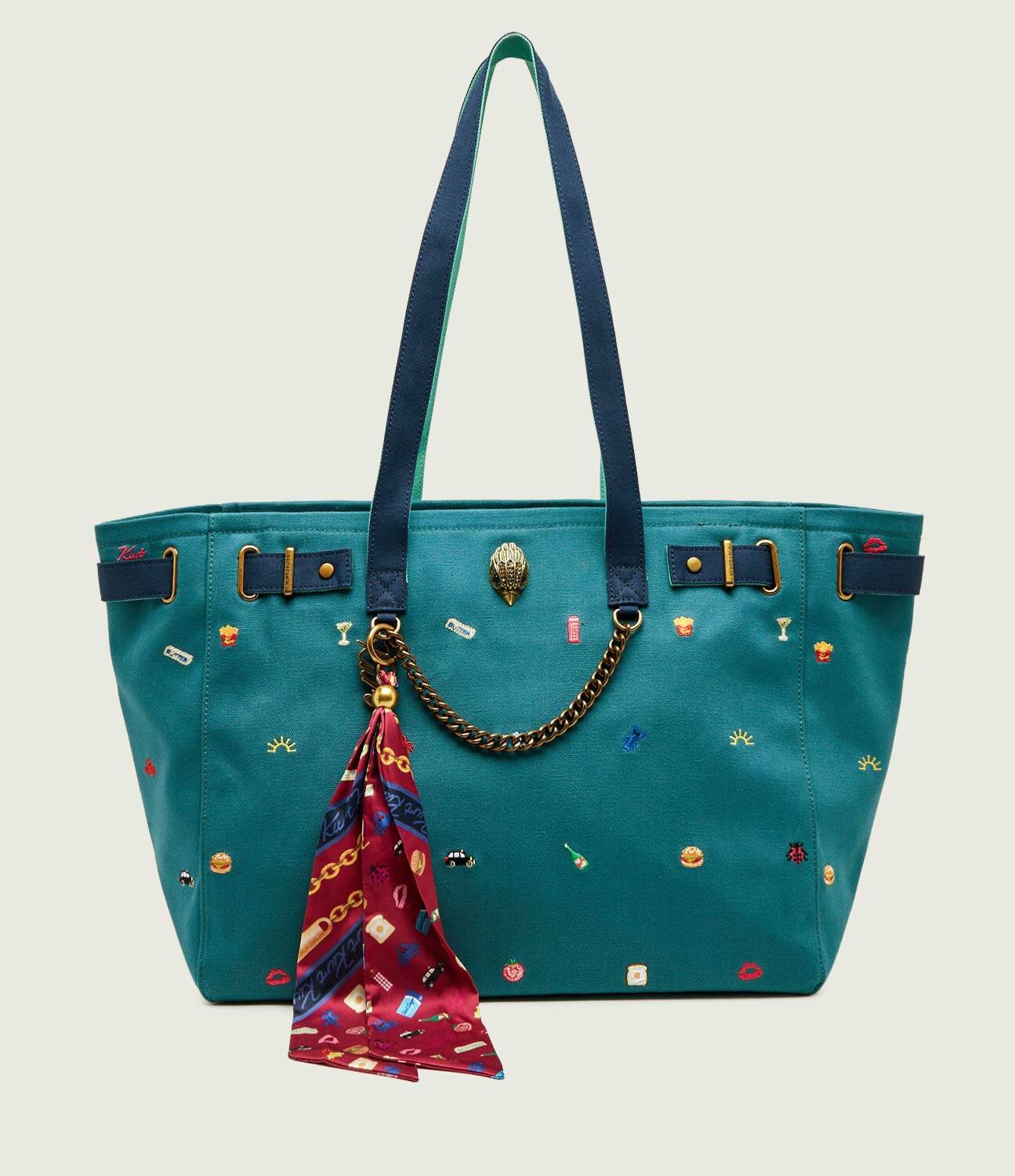 Kurt Geiger Geantă shopper + eșarfă pătrată The Sloane