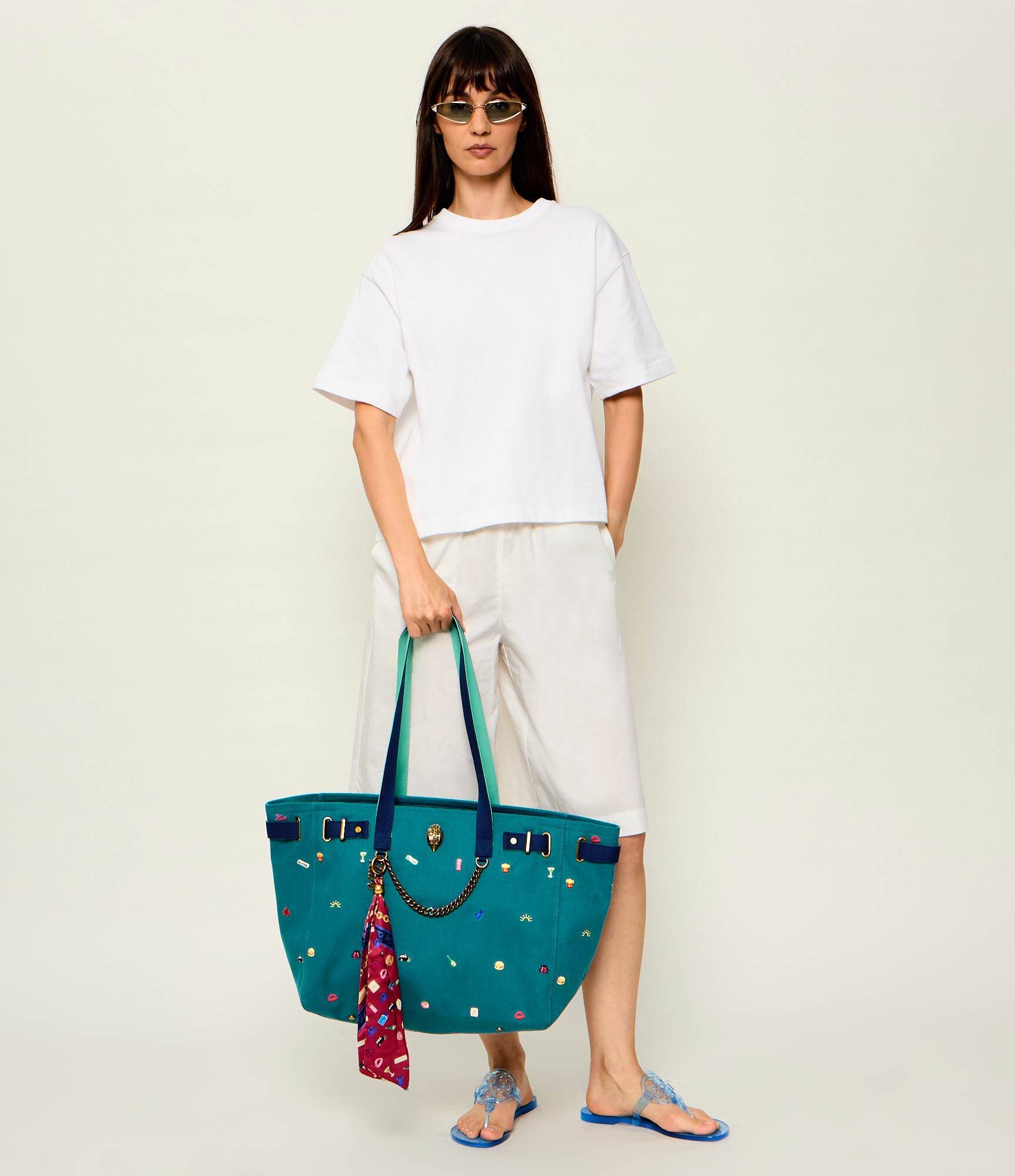 Kurt Geiger Geantă shopper + eșarfă pătrată The Sloane